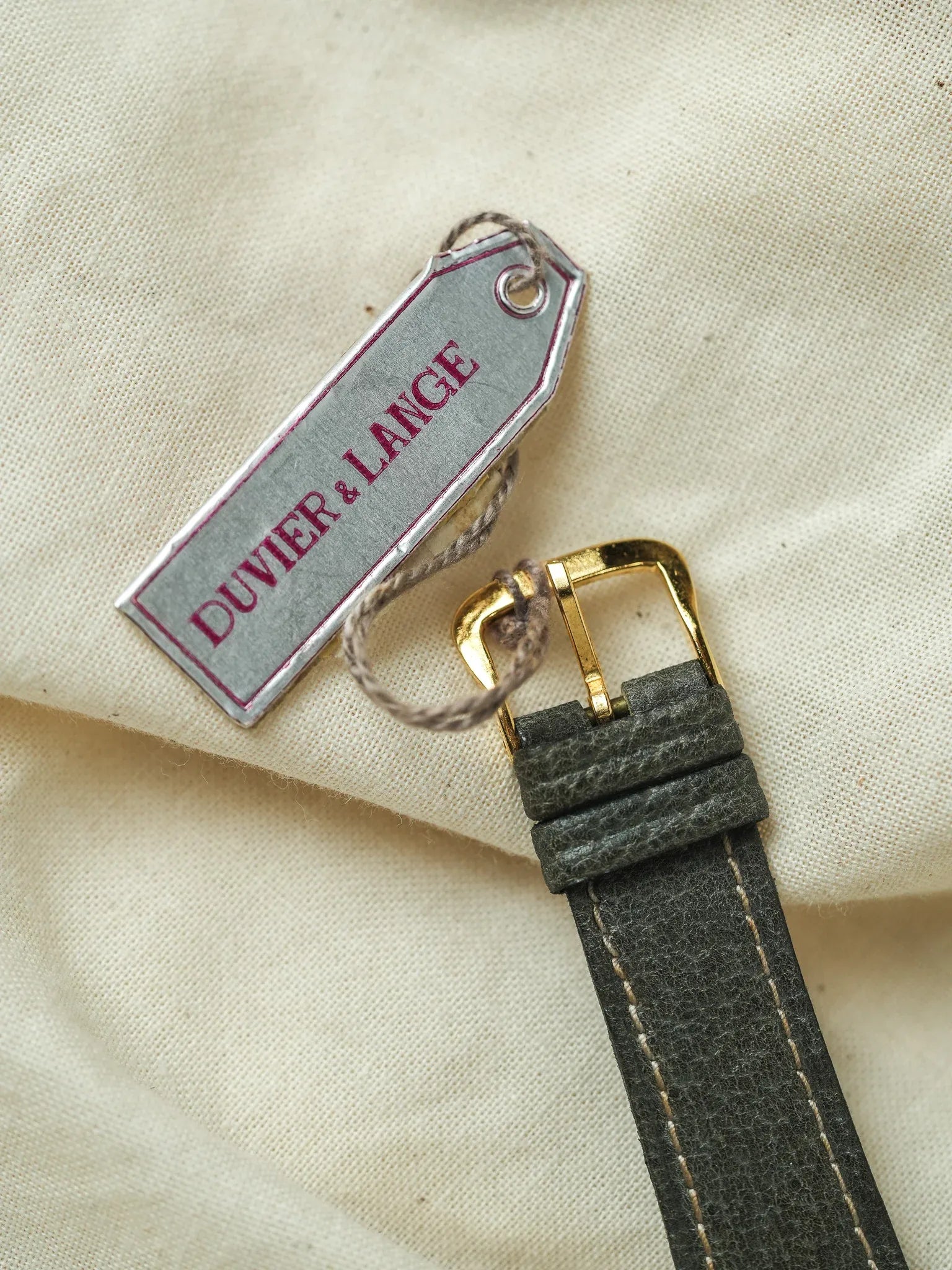 Duvier & Lange - Tank Stepcase Acier Or Acier Tapisserie - NOS - 1980s - Atelier Victor