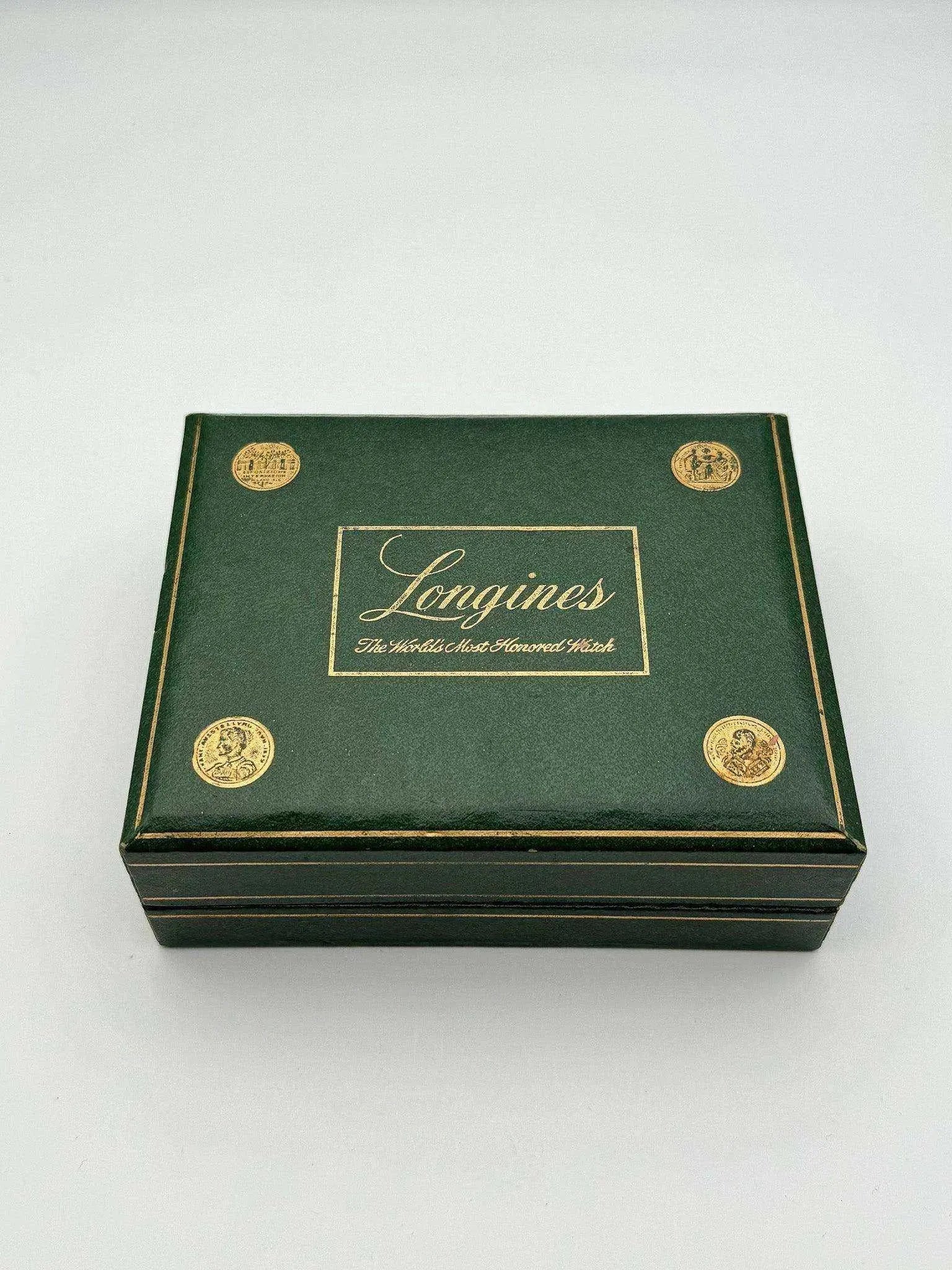 Écrin Longines Vintage - Vert 1960/70s - Atelier Victor Paris - Vintage Watch Shop Dubai