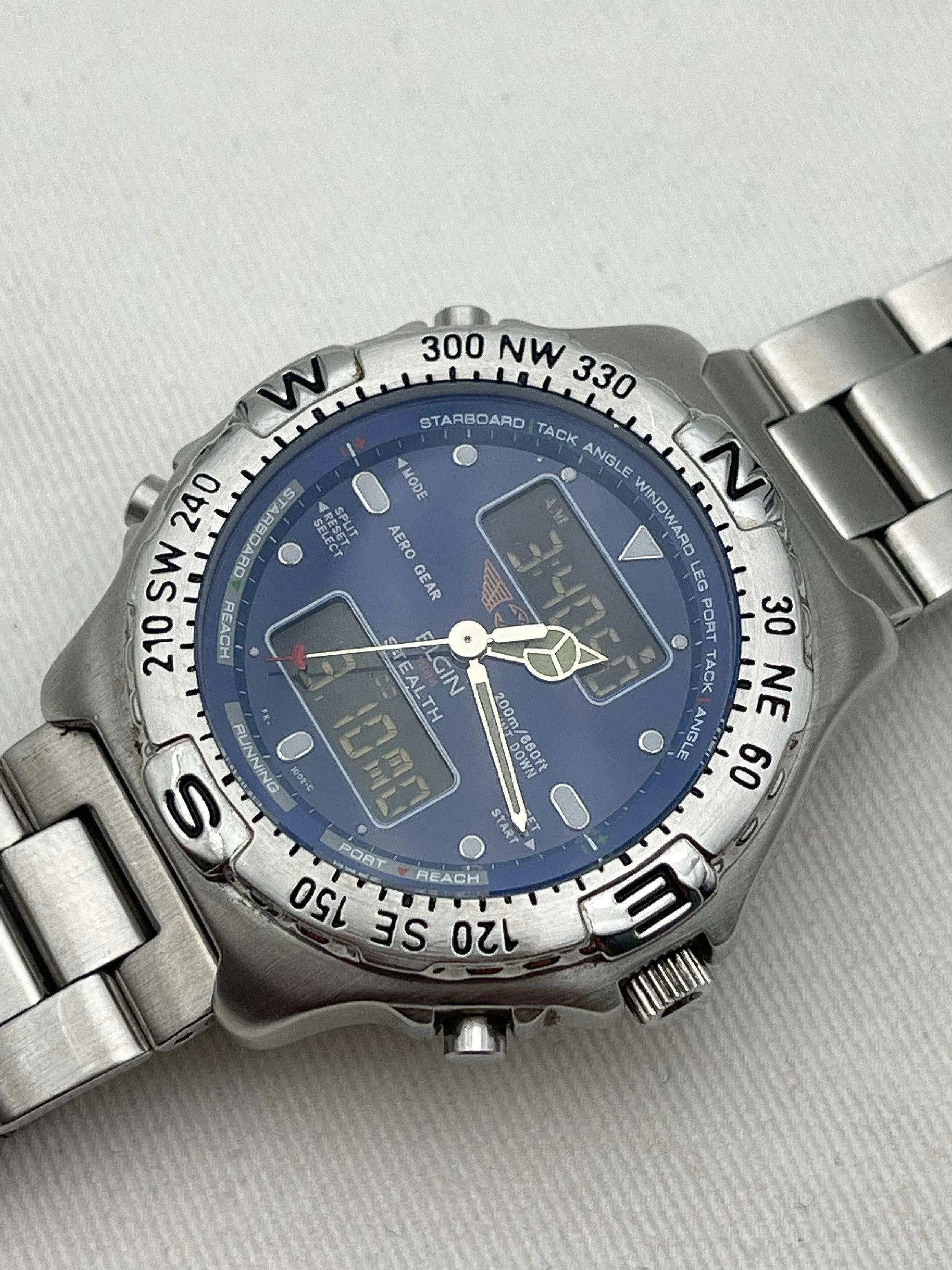 Elgin - Air Force Blue Dial - 2000s - Atelier Victor Paris - Vintage Watch Shop Dubai