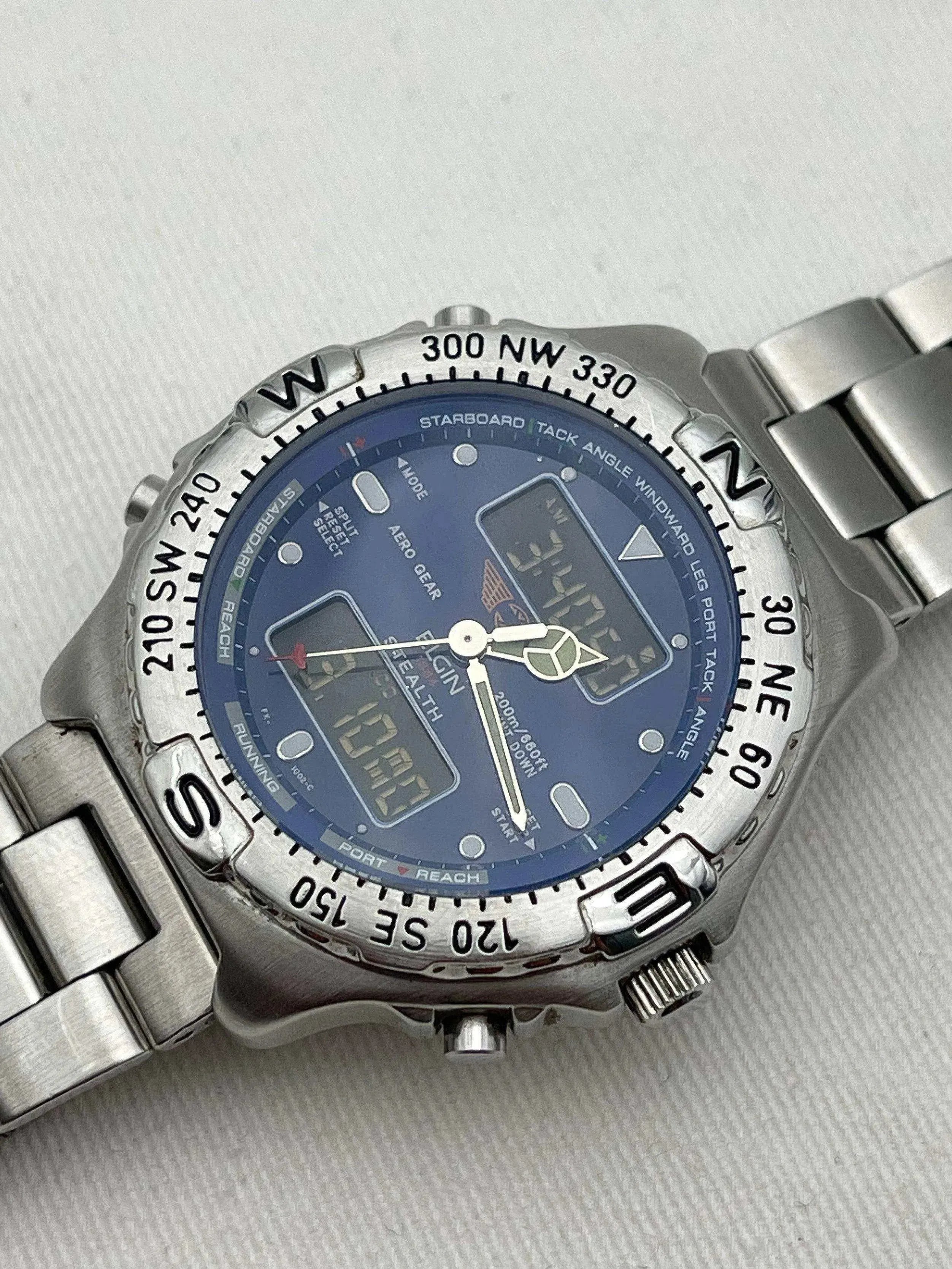 Elgin - Air Force Blue Dial - 2000s - Atelier Victor - Vintage  Shop