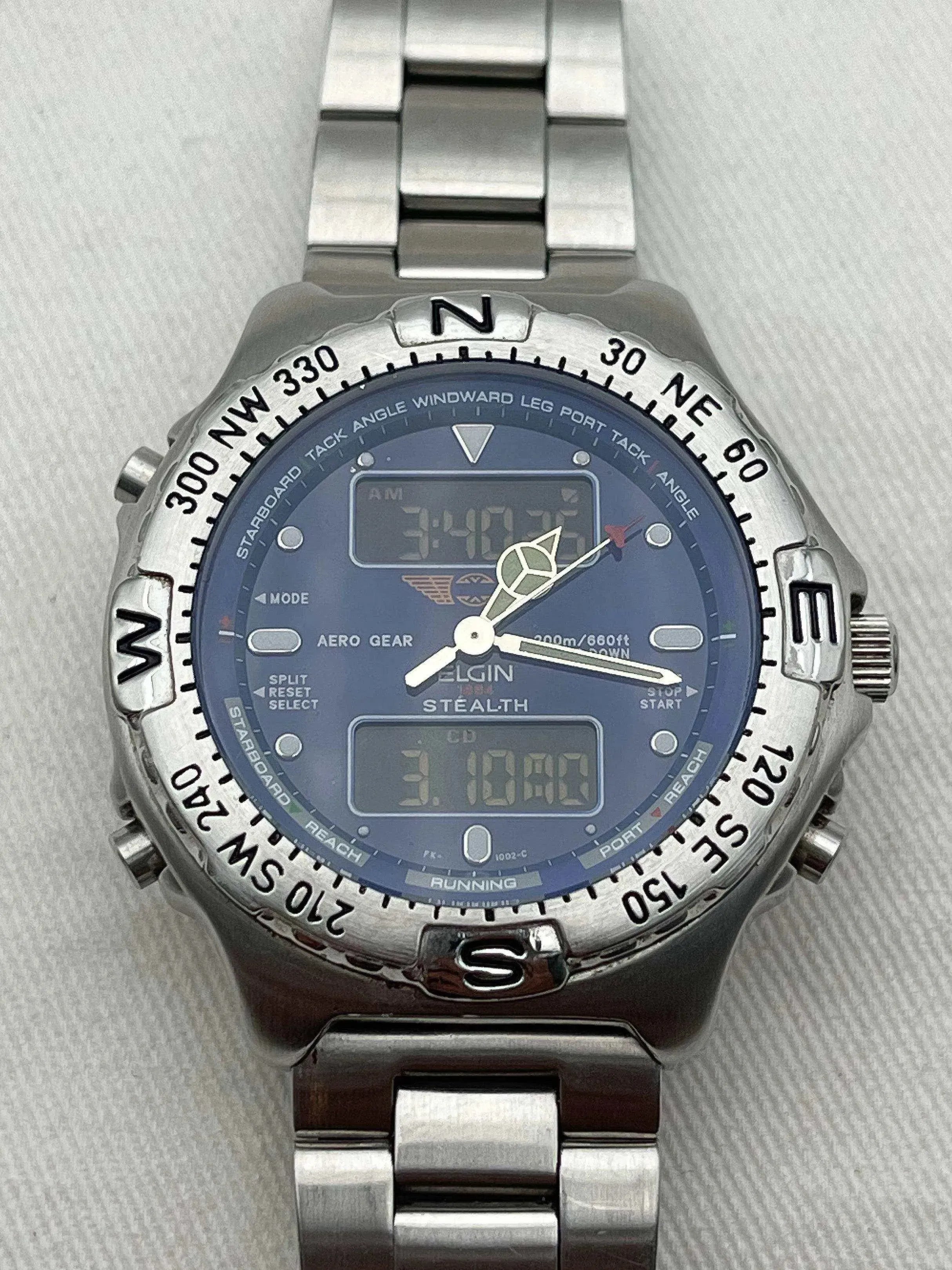 Elgin - Air Force Blue Dial - 2000s - Atelier Victor - Vintage  Shop