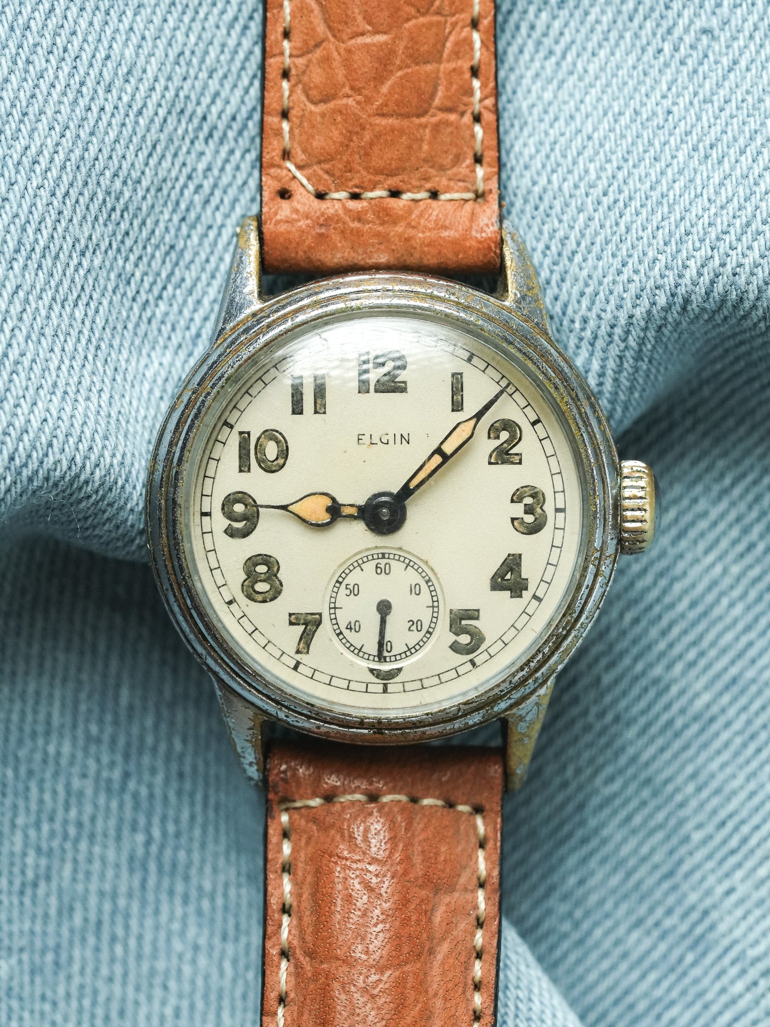 Elgin - Militaire WWII Armée USA Cadran Crème - 1940s - Atelier Victor - Vintage  Shop