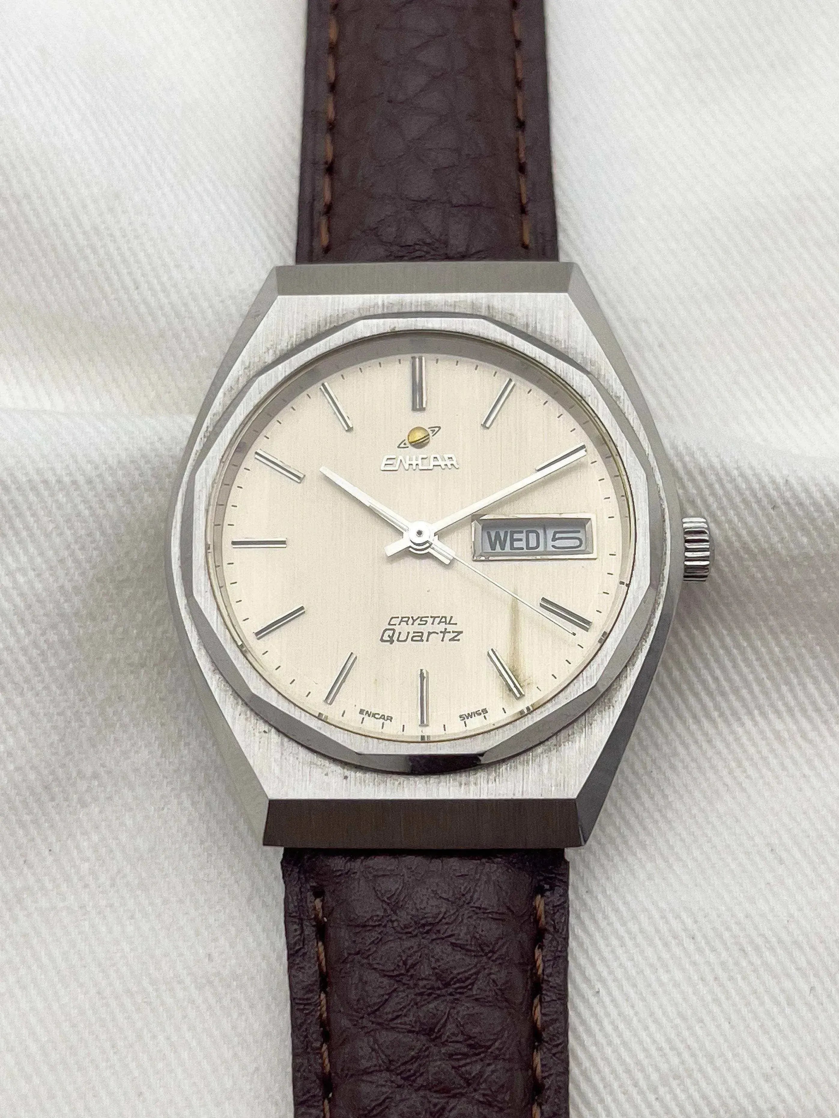 Enicar - Daydate Cadran Crème - 1990s - Atelier Victor