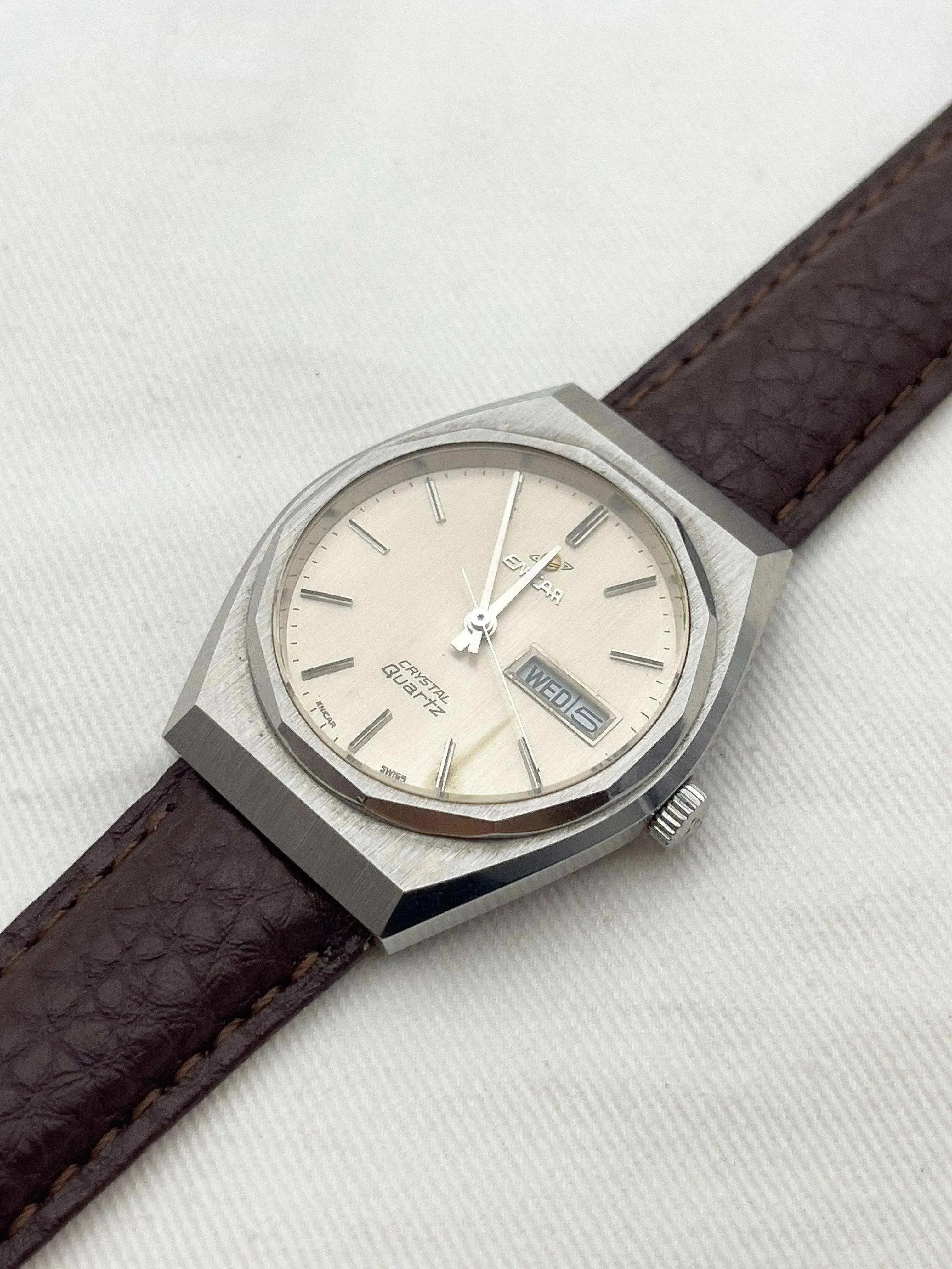 Enicar - Daydate Cream - 1990’s - Atelier Victor Paris - Vintage Watch Shop Dubai