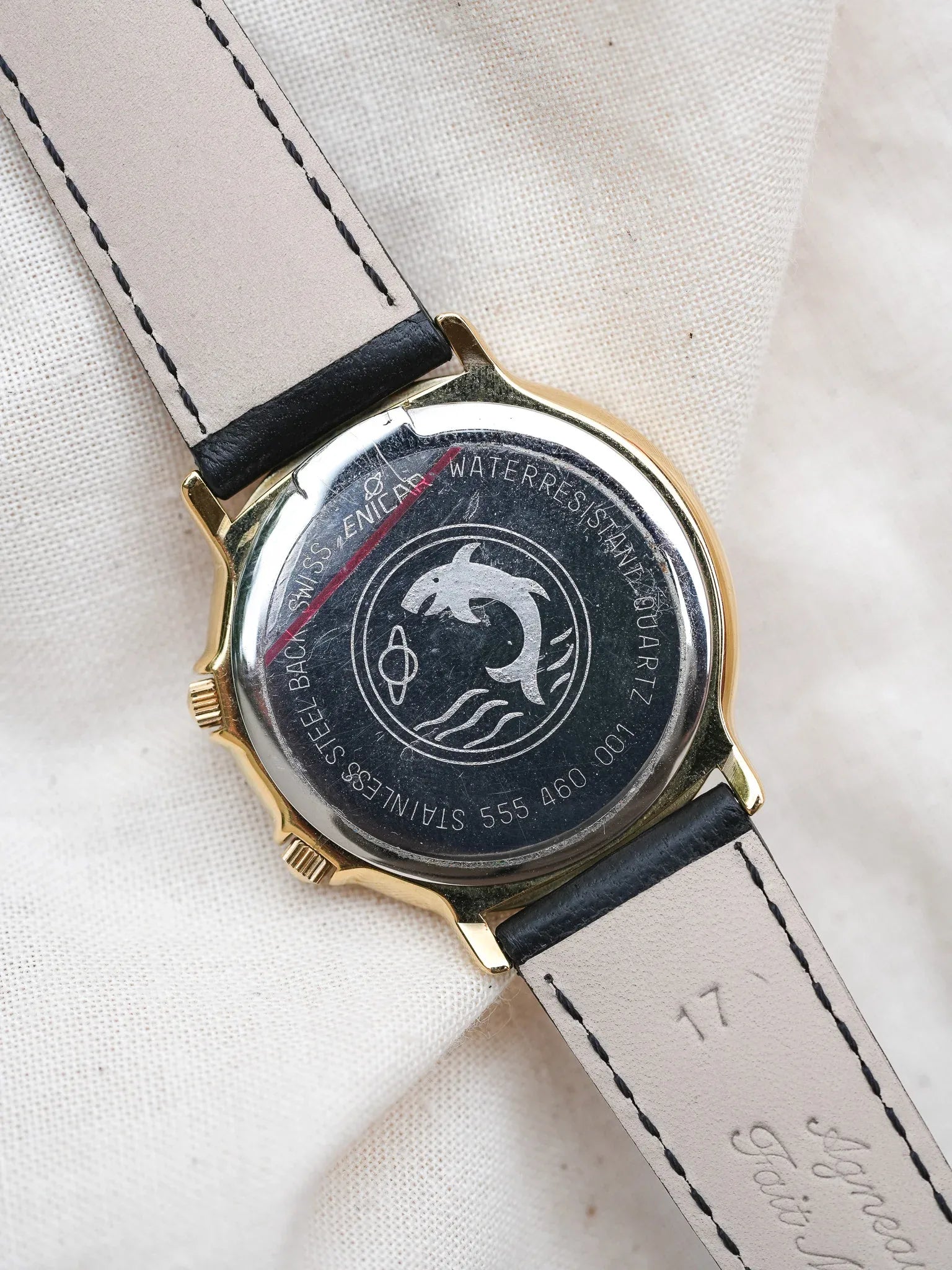 Enicar - Plaqué Or lunette directionnelle interne - NOS - 1990s - Atelier Victor