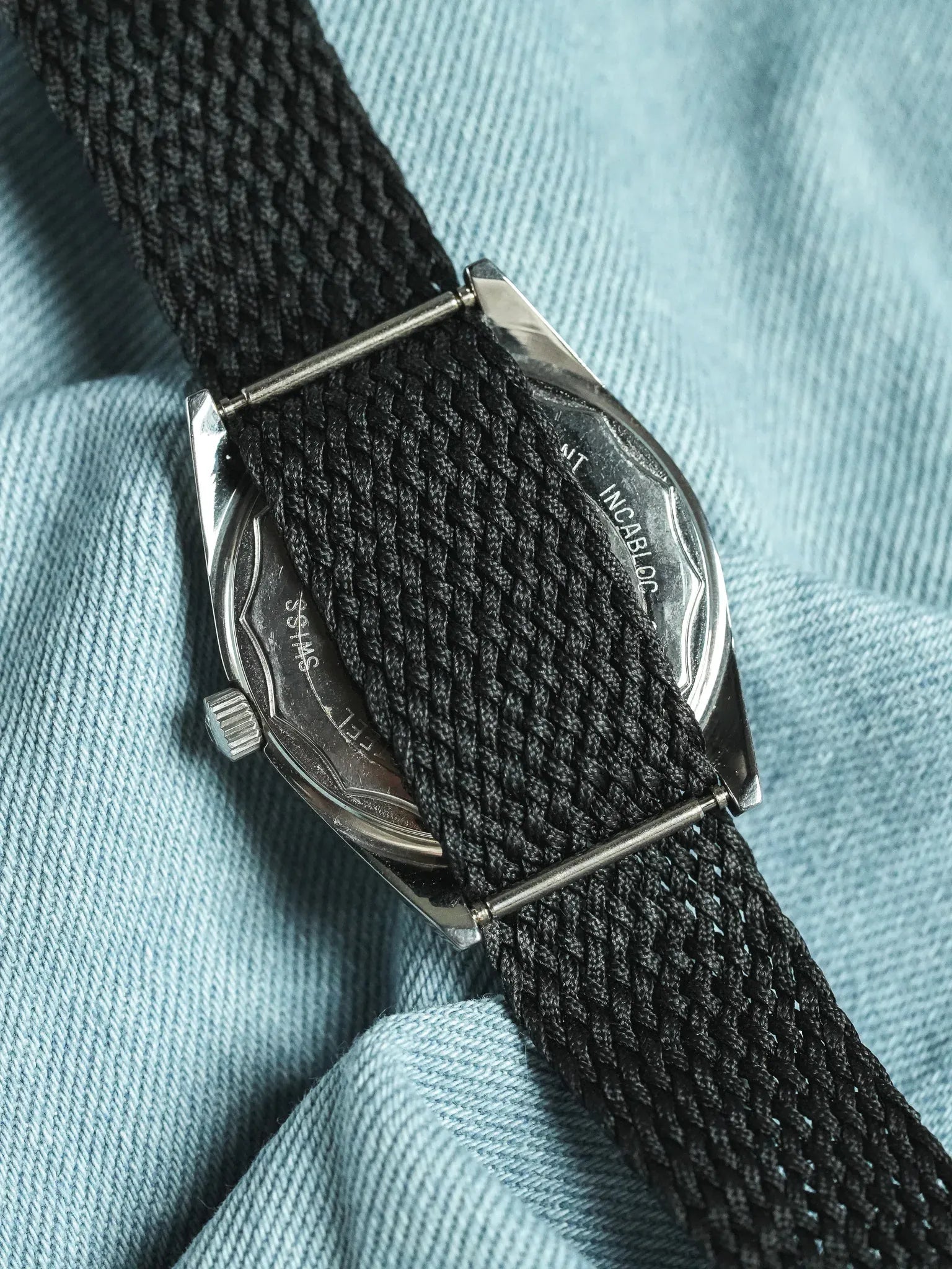 Enicar - Ronde Acier Cadran Acier - NOS - 1980s - Atelier Victor