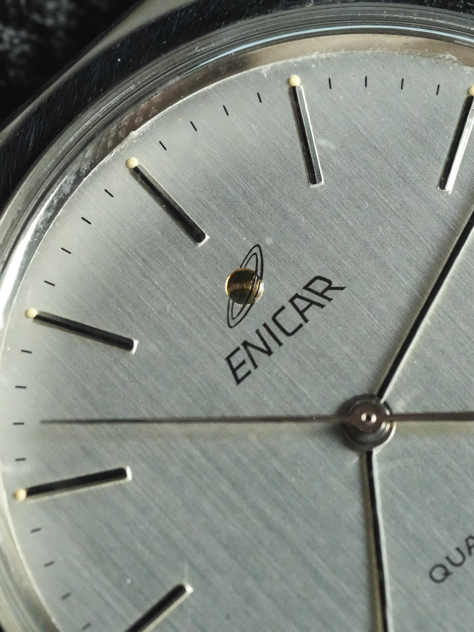 Enicar - Ronde Acier Cadran Acier - NOS - 1980s - Atelier Victor - Vintage  Shop