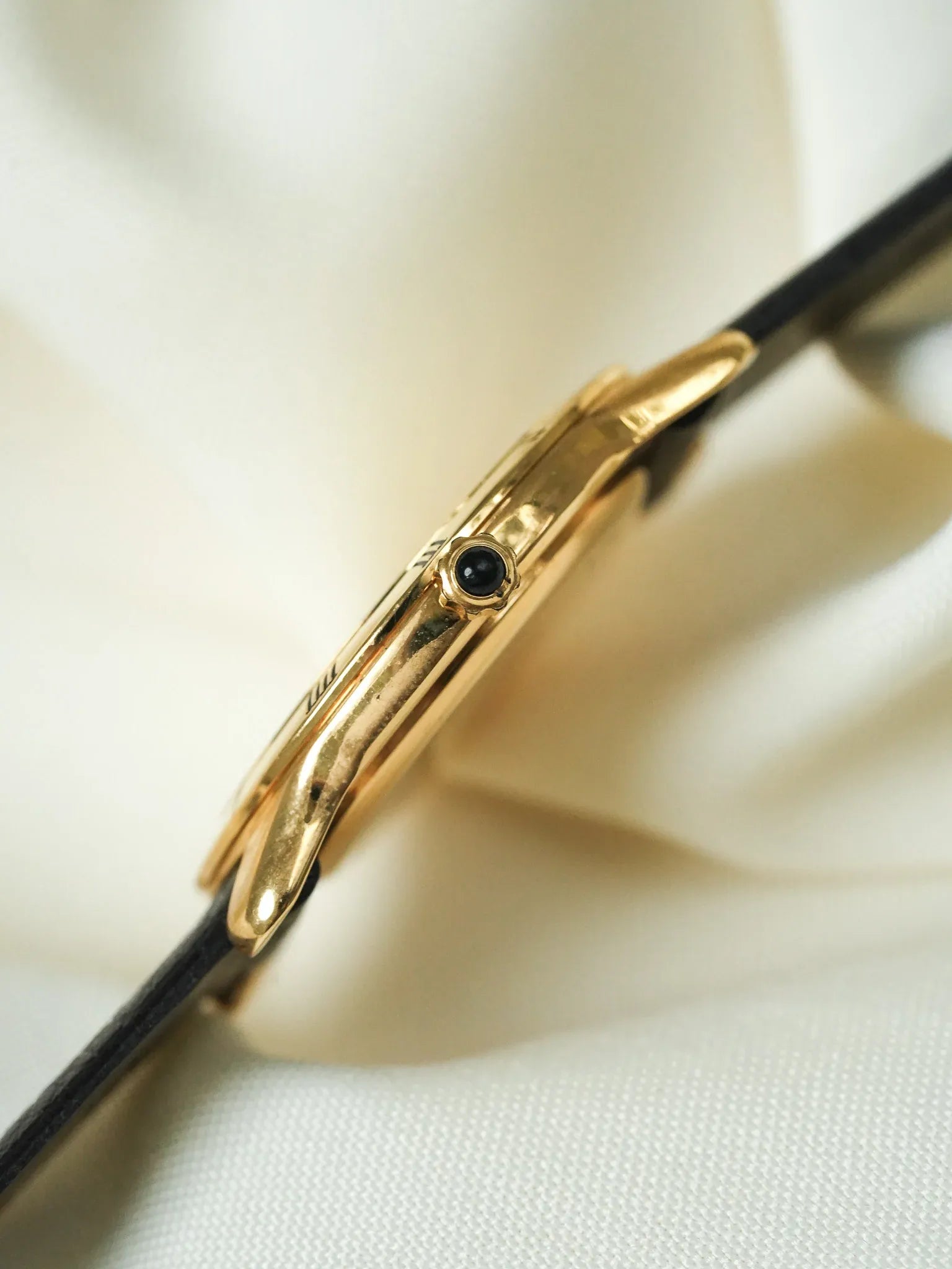 Fendi - Plaqué or Date 6h Cabochon 34mm - 1990s - Atelier Victor