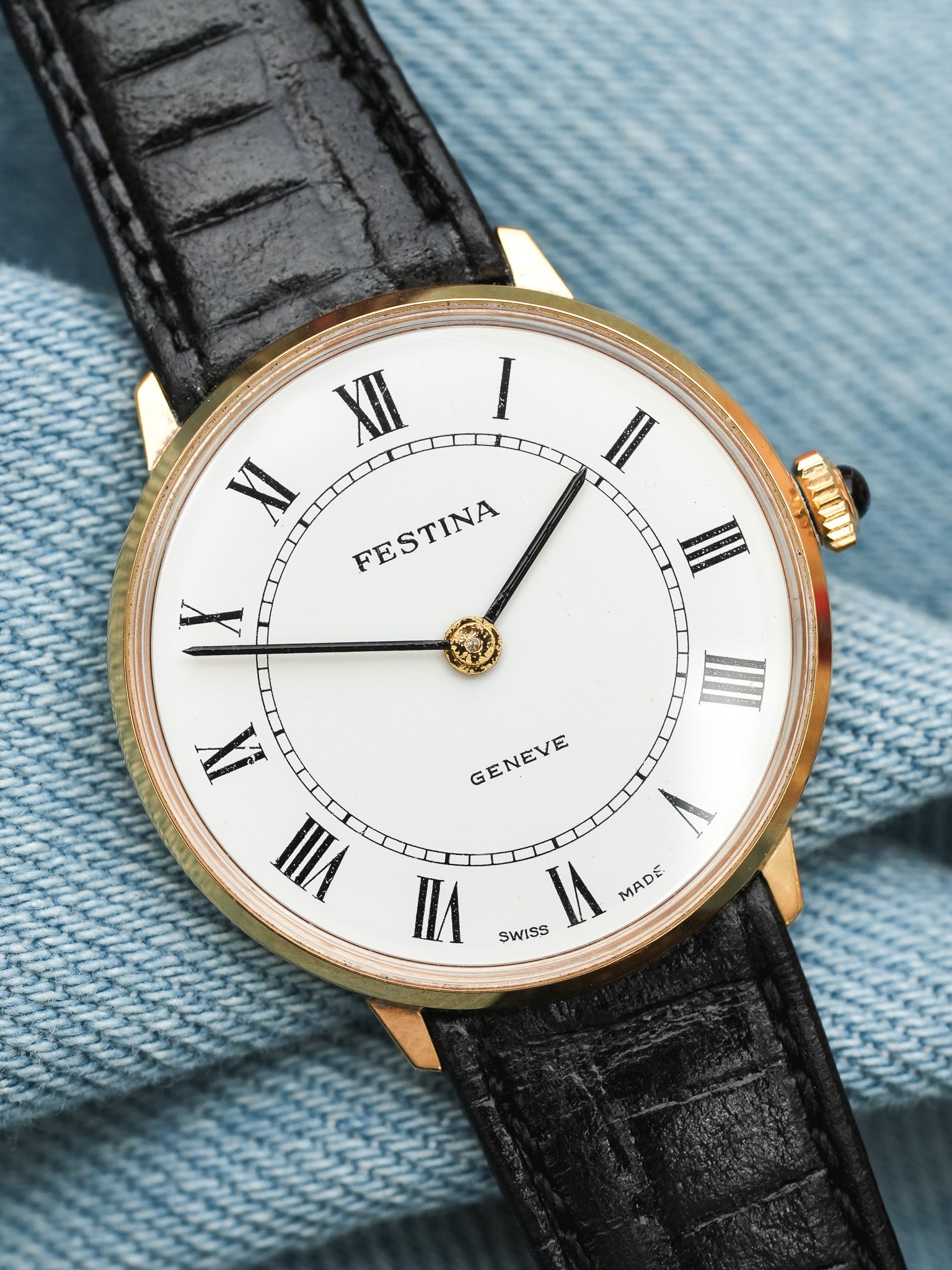 Festina - Dress Watch Lady Index Romain - 1980s - Atelier Victor Paris - Vintage Watch Shop Dubai