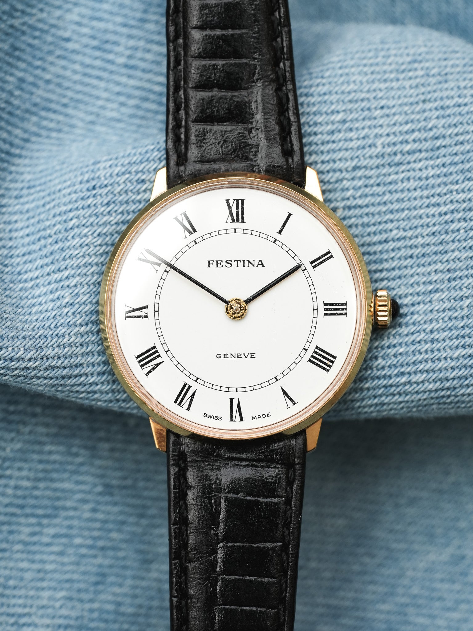Festina - Dress Watch Lady Index Romain - 1980s - Atelier Victor Paris - Vintage Watch Shop Dubai