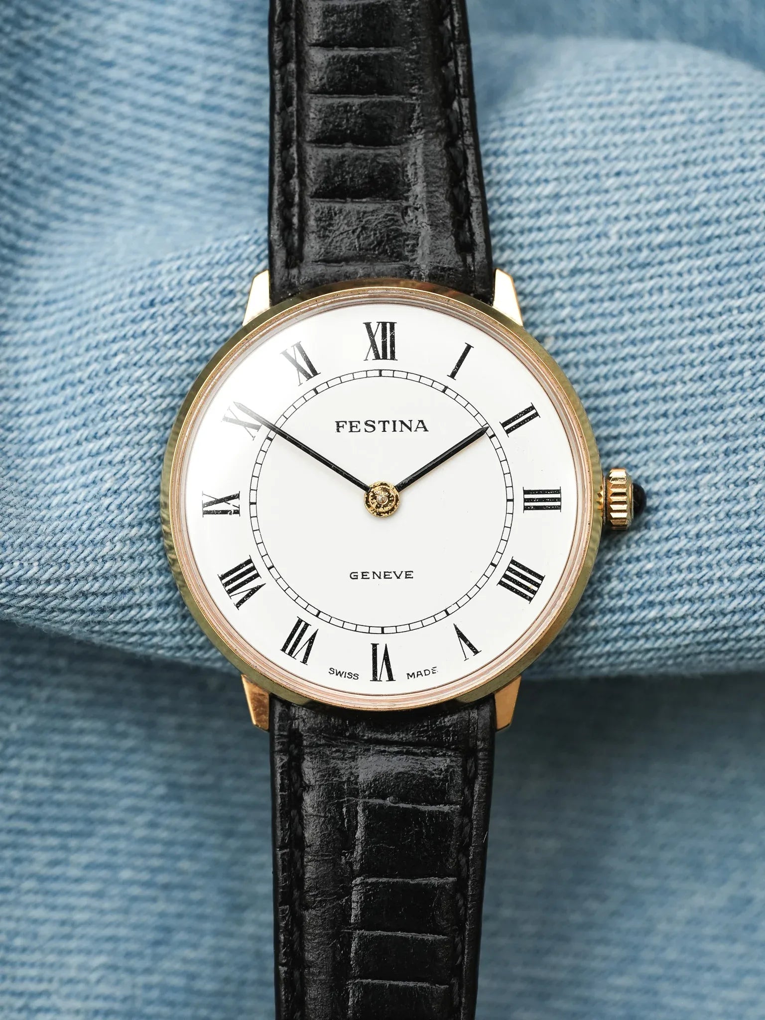Festina - Dress Watch Lady Index Romain - 1980s - Atelier Victor - Vintage  Shop