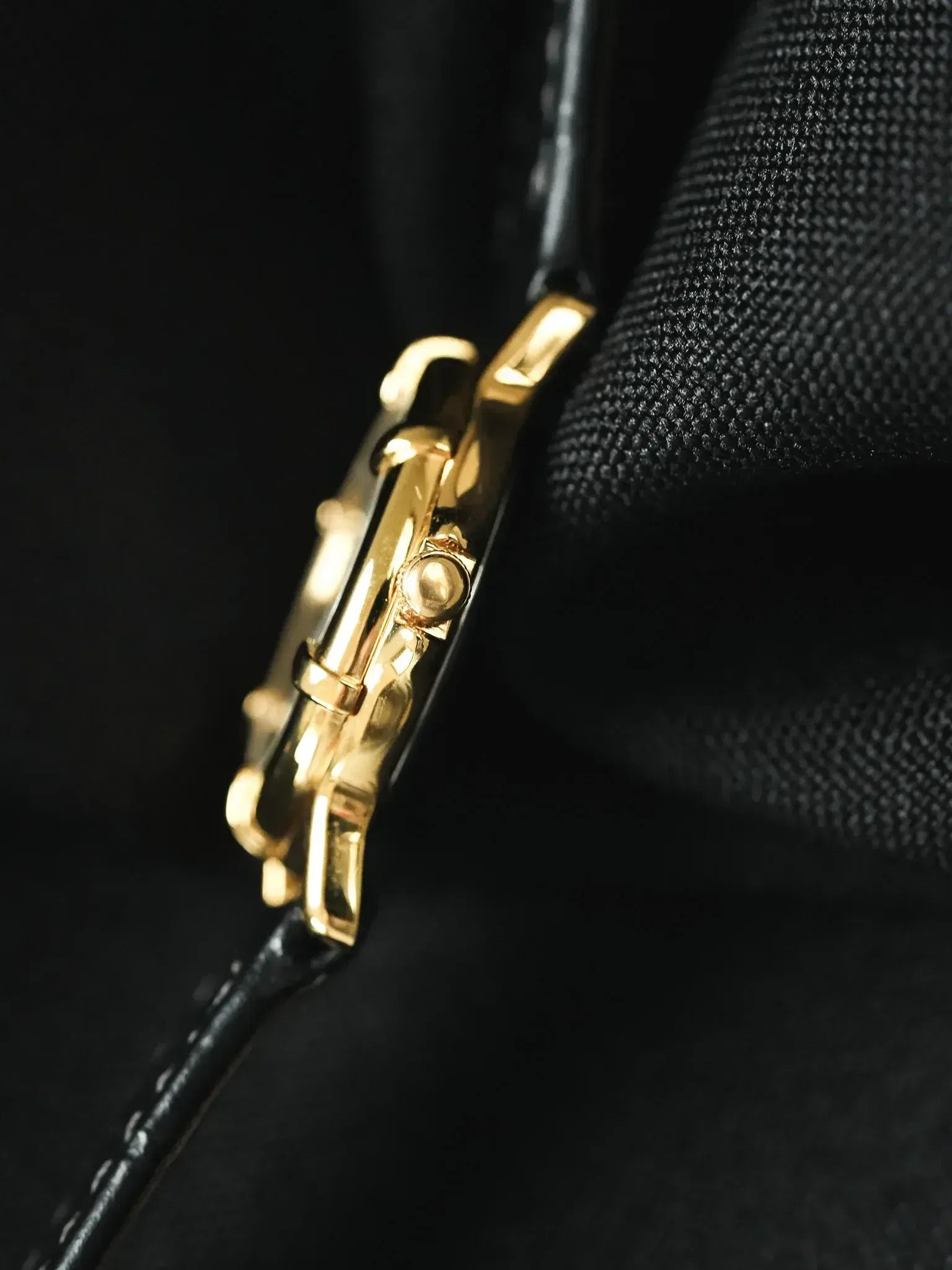 Givenchy Gold-Tone Round Bracelet Watch Vintage Givenchy Midnight Cuff Gold Watch - Wear fortune  main image 3