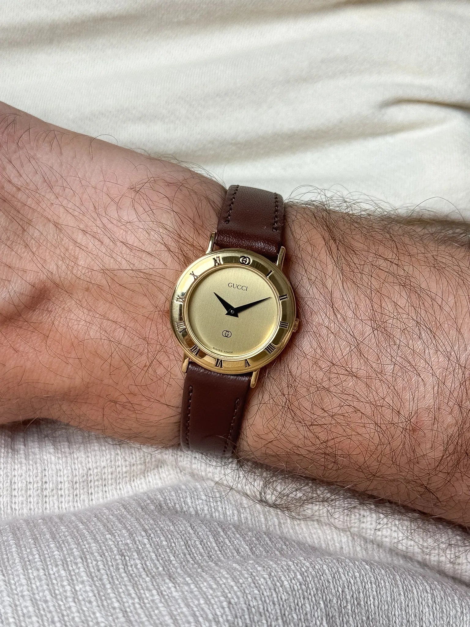 Gucci - Mini Ronde Or Cadran Or - 1990s - Atelier Victor