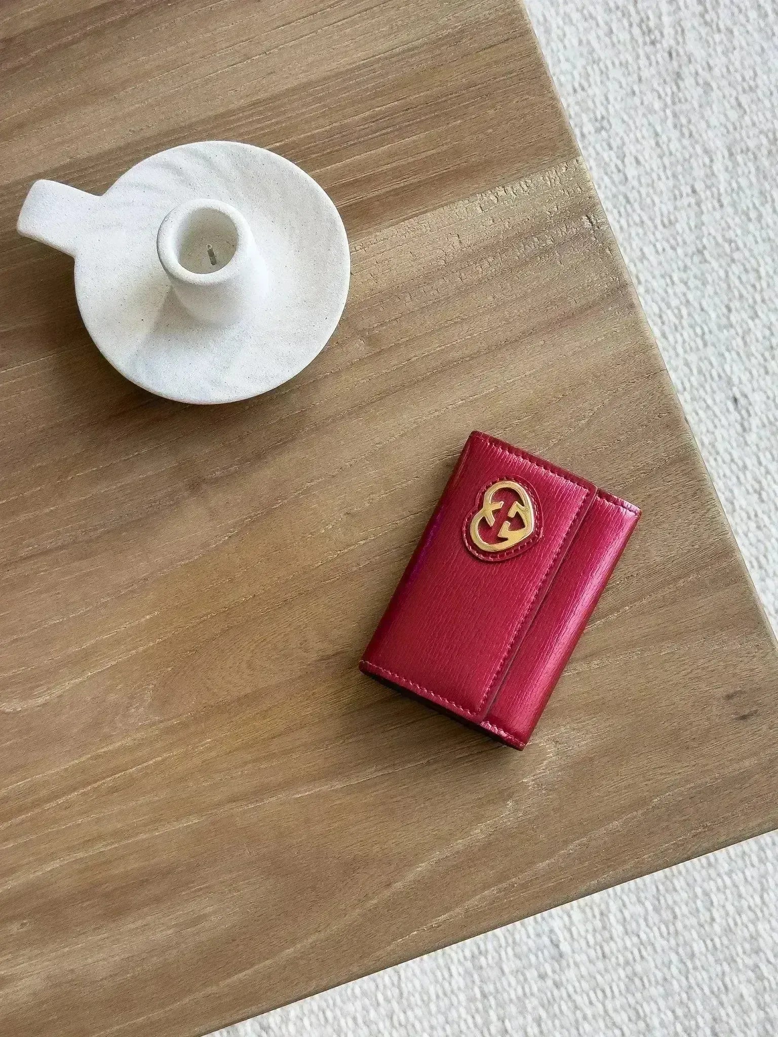 Gucci - Keyholder Love Vintage Red