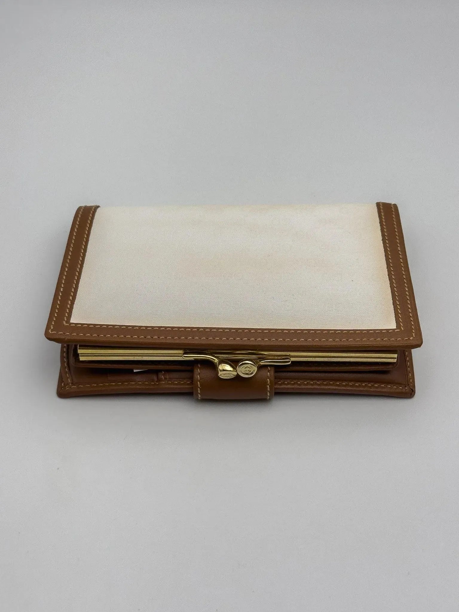 Gucci - Portefeuille en toile GG Blanc Camel - Atelier Victor Paris - Vintage Watch Shop Dubai