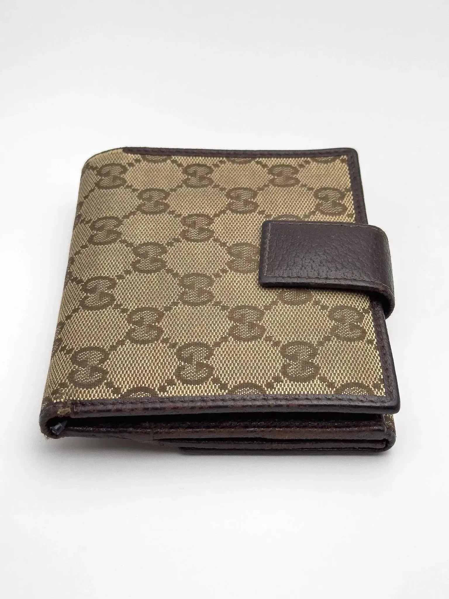 Gucci - Portefeuille en toile GG Marron - Atelier Victor