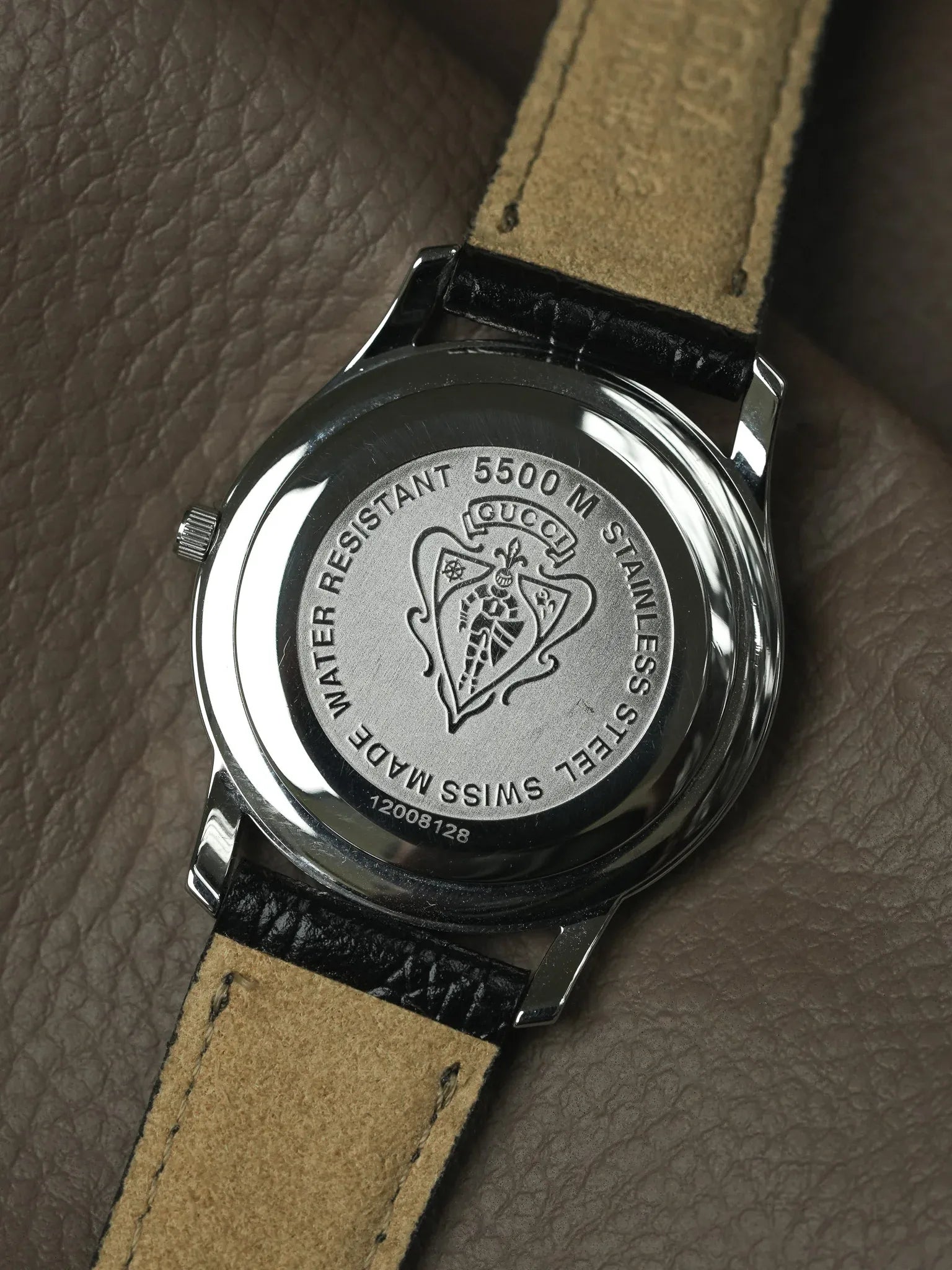 Gucci - Ronde Acier Poli & Brossé 35mm - 2000s - Atelier Victor