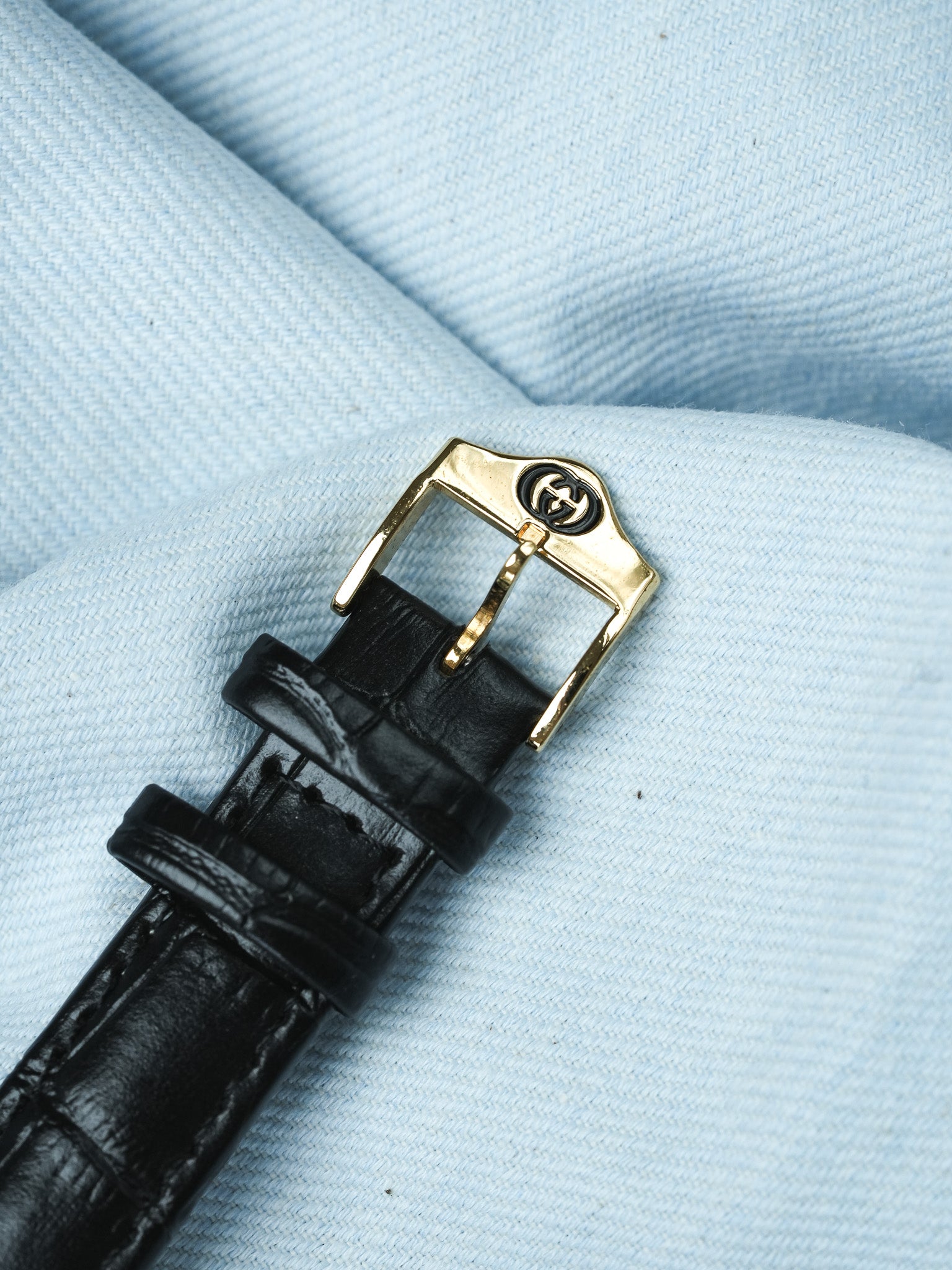 Gucci - 圆形金色和香槟红色漆 Gucci - 1990s 