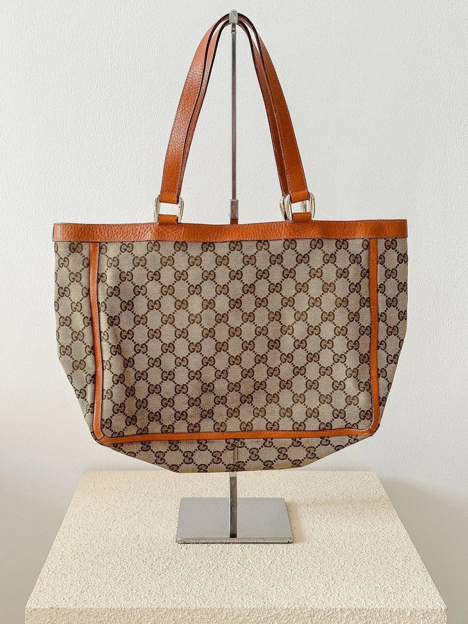 Gucci - Sac cabas GG Abbey marron - Atelier Victor Paris - Vintage Watch Shop Dubai