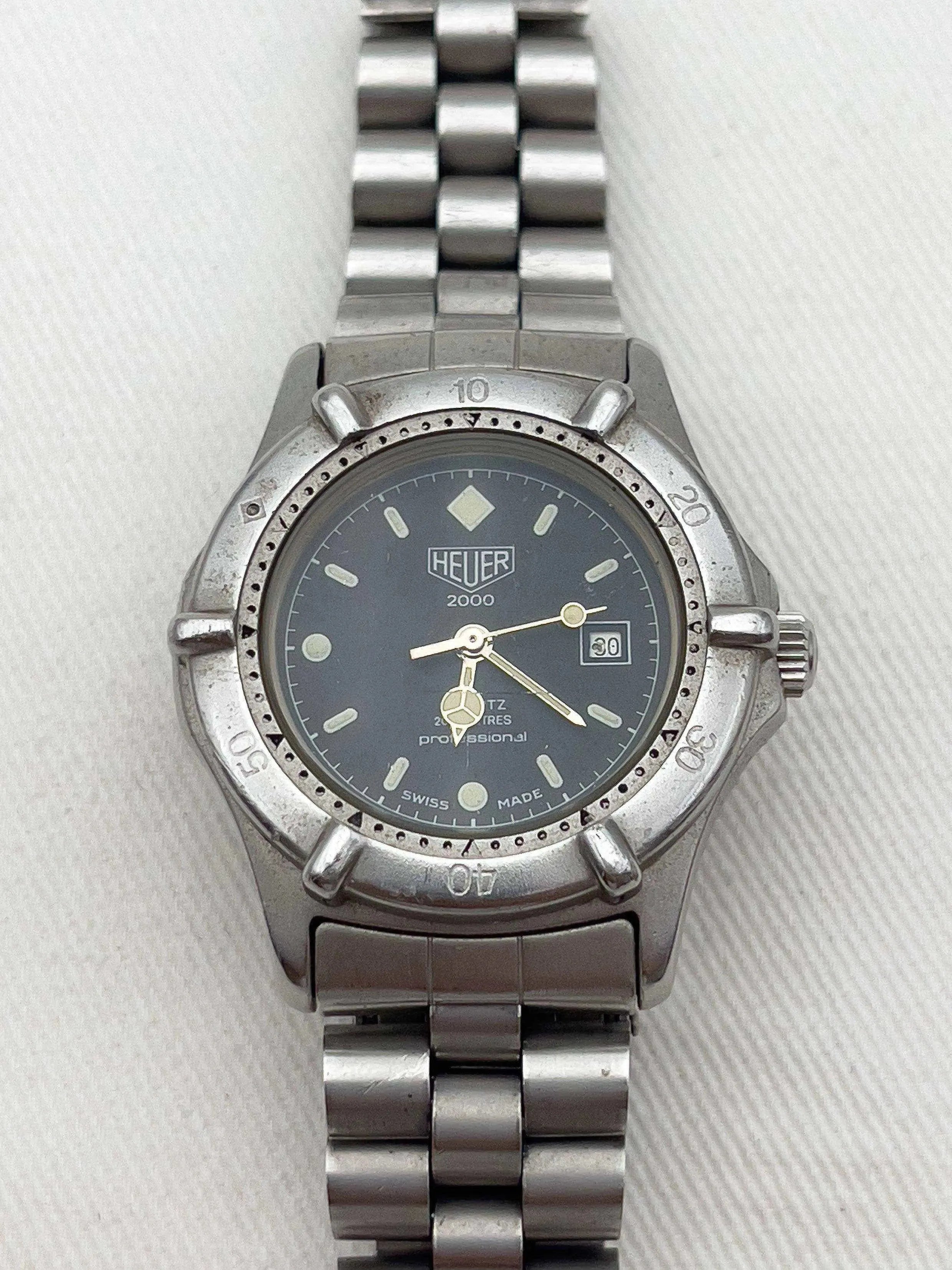 Heuer - Mini Professionnal 2000 Silver - 1990’s - Atelier Victor - Vintage  Shop