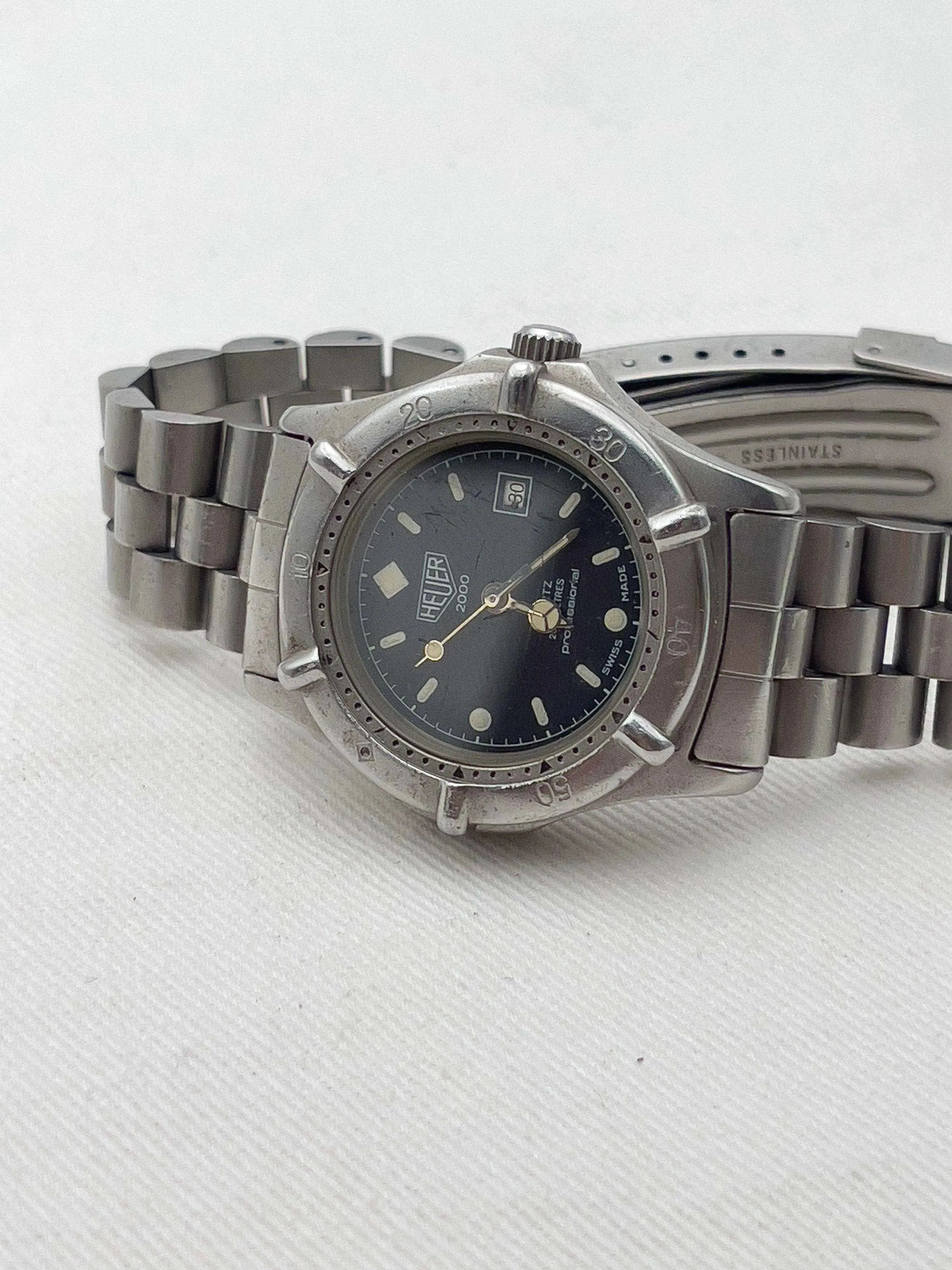 Heuer - Mini Professionnal 2000 Silver - 1990’s - Atelier Victor - Vintage  Shop