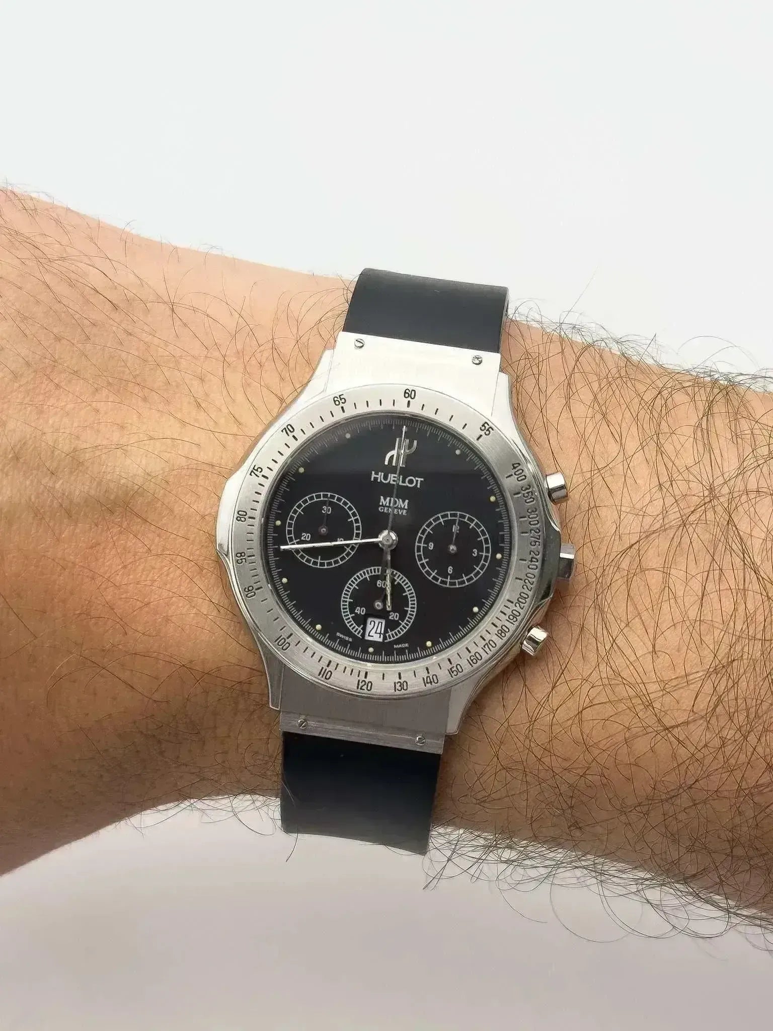 Hublot - MDM Genève Quartz Chronograph Steel - 1980/90s - Atelier
