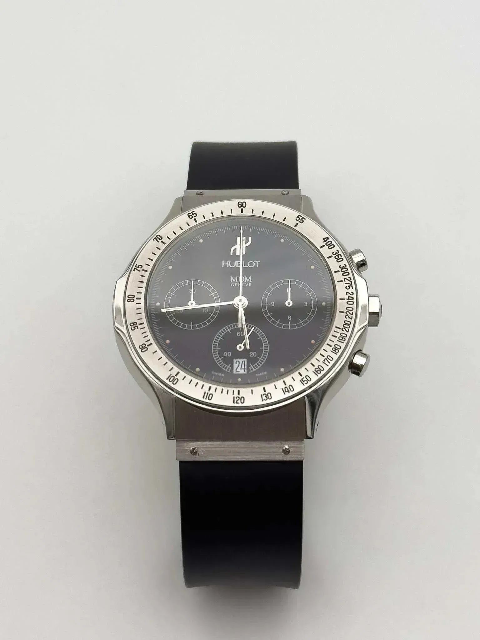 Hublot - MDM Genève Chronographe Quartz Acier - 1980/90s - Atelier Victor