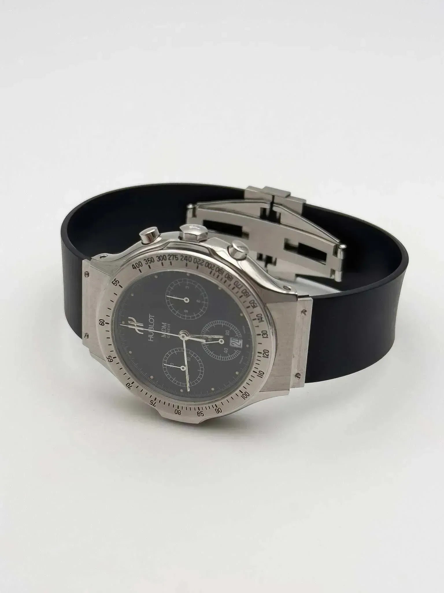 Hublot - MDM Genève Chronographe Quartz Acier - 1980/90s - Atelier Victor