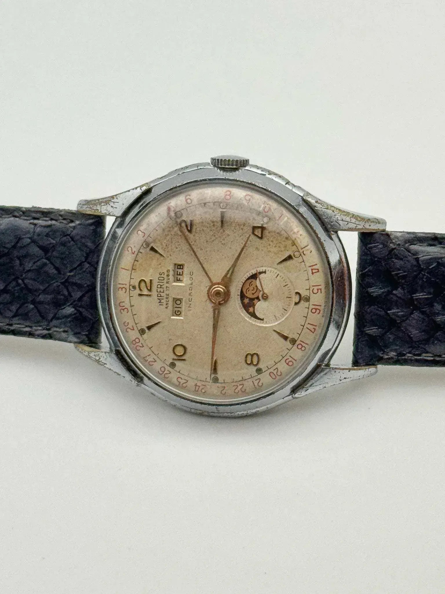 Imperios - Venus Triple Calendar Moonphase Chrome - 1950s - Atelier Victor