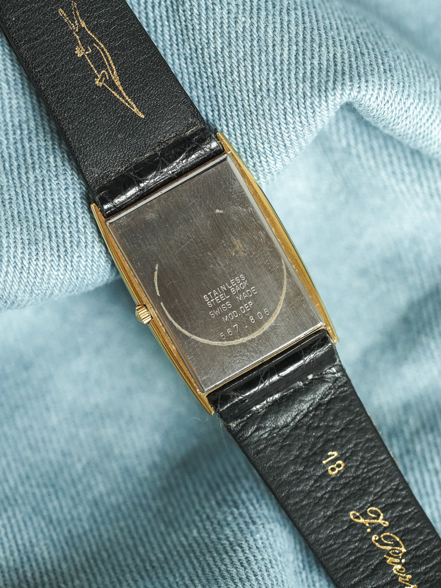 J.Pierre Lafond Genève - Tank Slim Or 12 - 1990s - Atelier Victor - Vintage  Shop