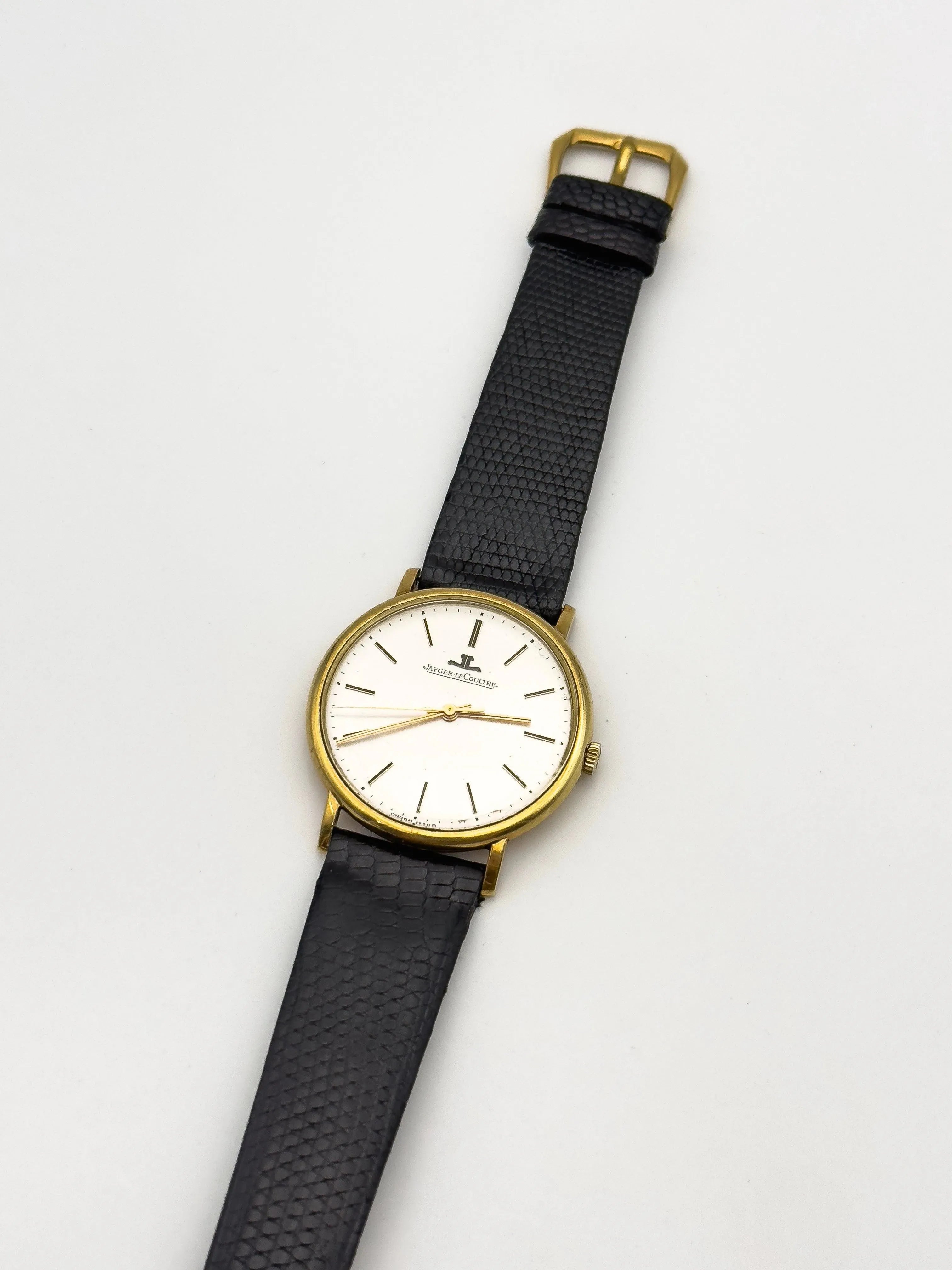 Jaeger-LeCoultre - 18K Gold Dress Watch - Box - 1960's - Atelier Victor Paris - Vintage Watch Shop Dubai