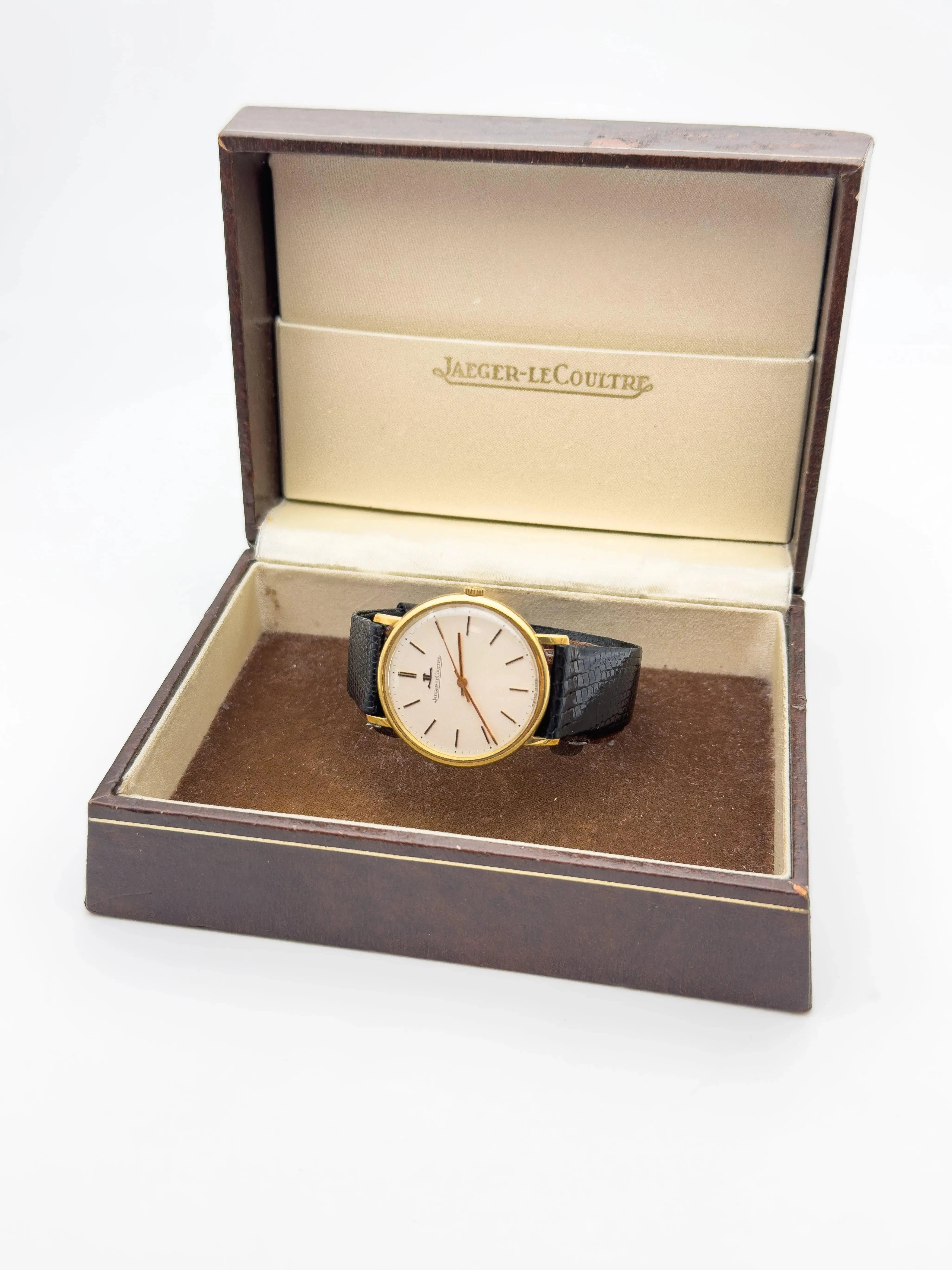 Jaeger-LeCoultre - 18K Gold Dress Watch - Box - 1960's - Atelier Victor Paris - Vintage Watch Shop Dubai