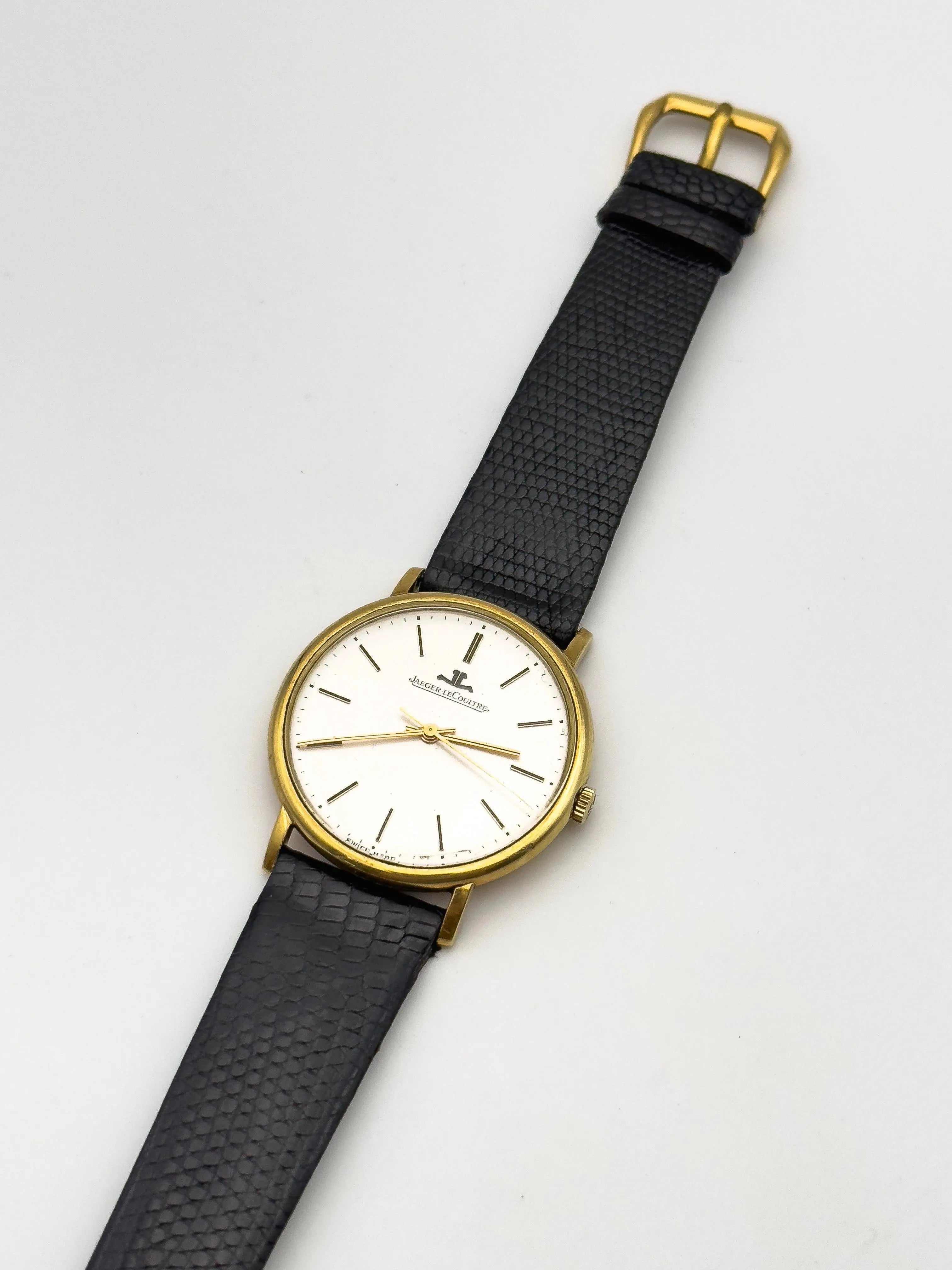 Jaeger-LeCoultre - 18K Gold Dress Watch - Box - 1960's - Atelier Victor Paris - Vintage Watch Shop Dubai