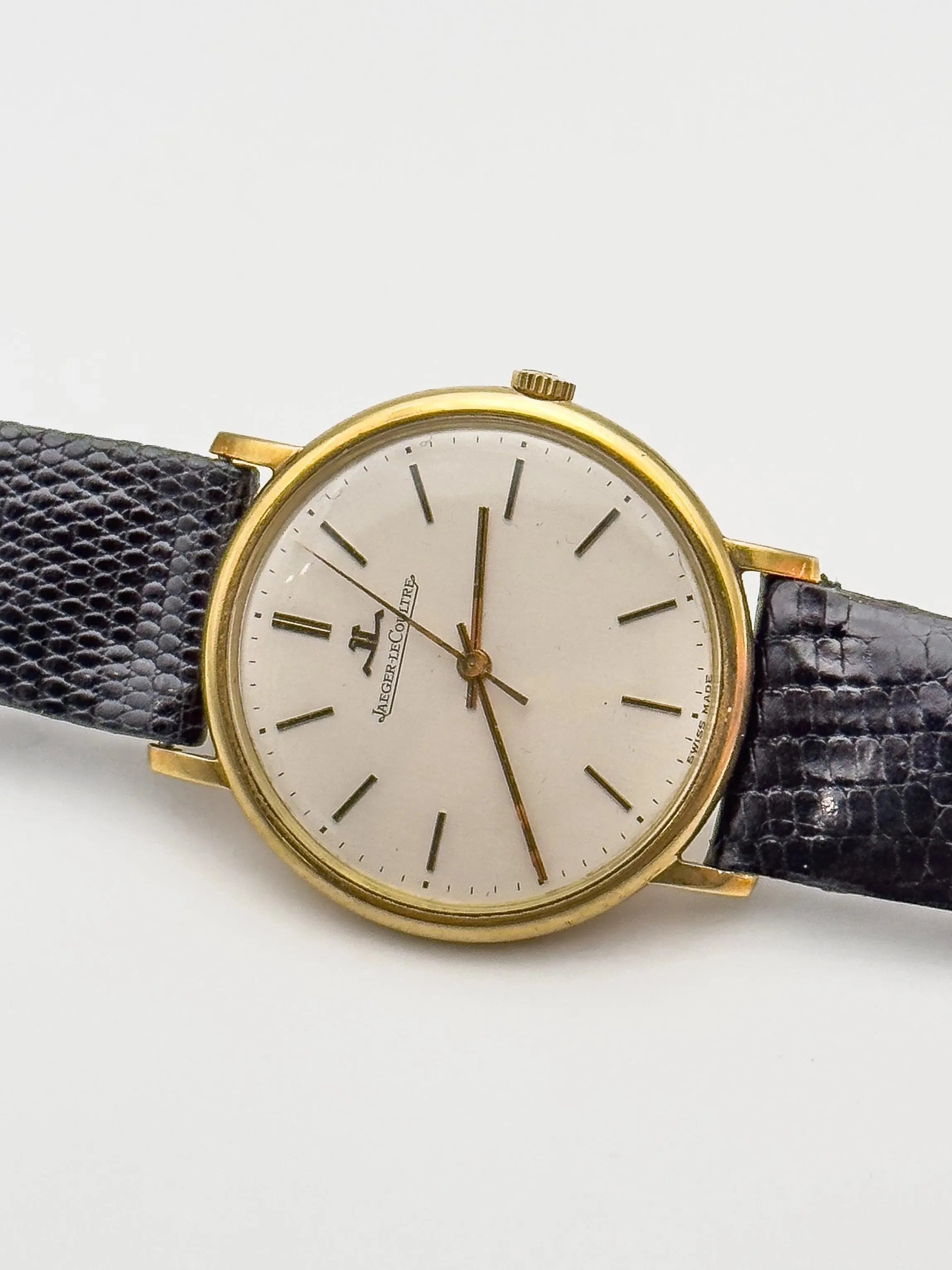 Jaeger-LeCoultre - 18K Gold Dress Watch - Box - 1960's - Atelier Victor Paris - Vintage Watch Shop Dubai