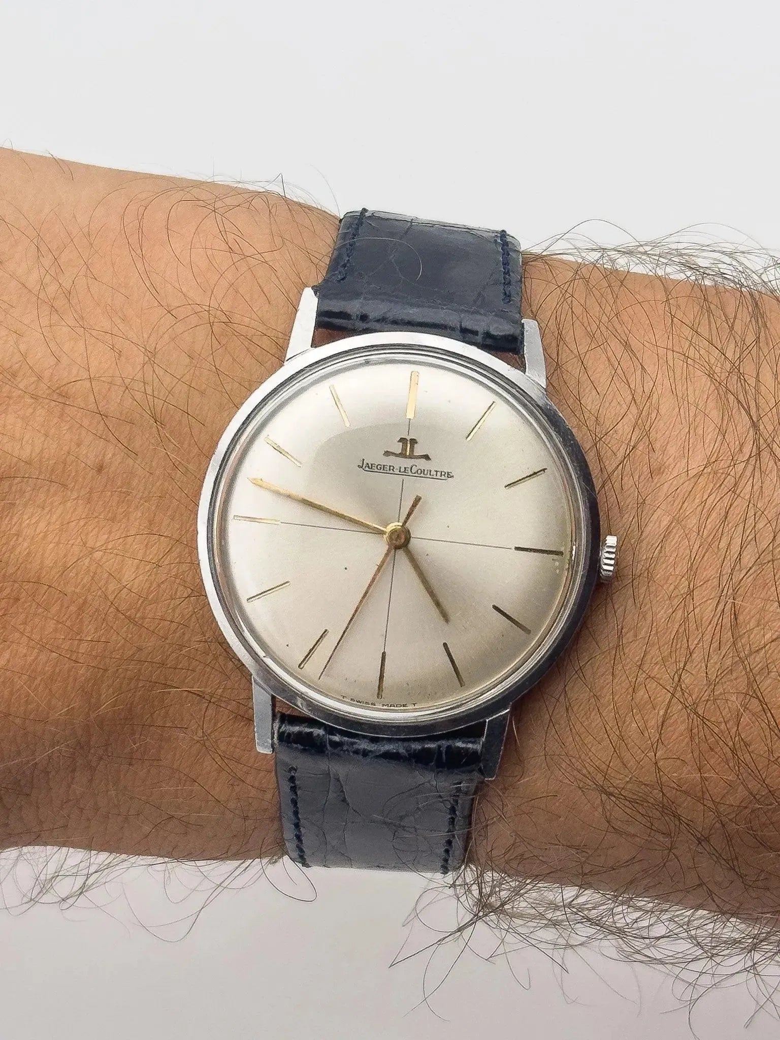 Jaeger-LeCoultre - Dress Watch Acier Crosshair Index Or - 1960s - Atelier Victor