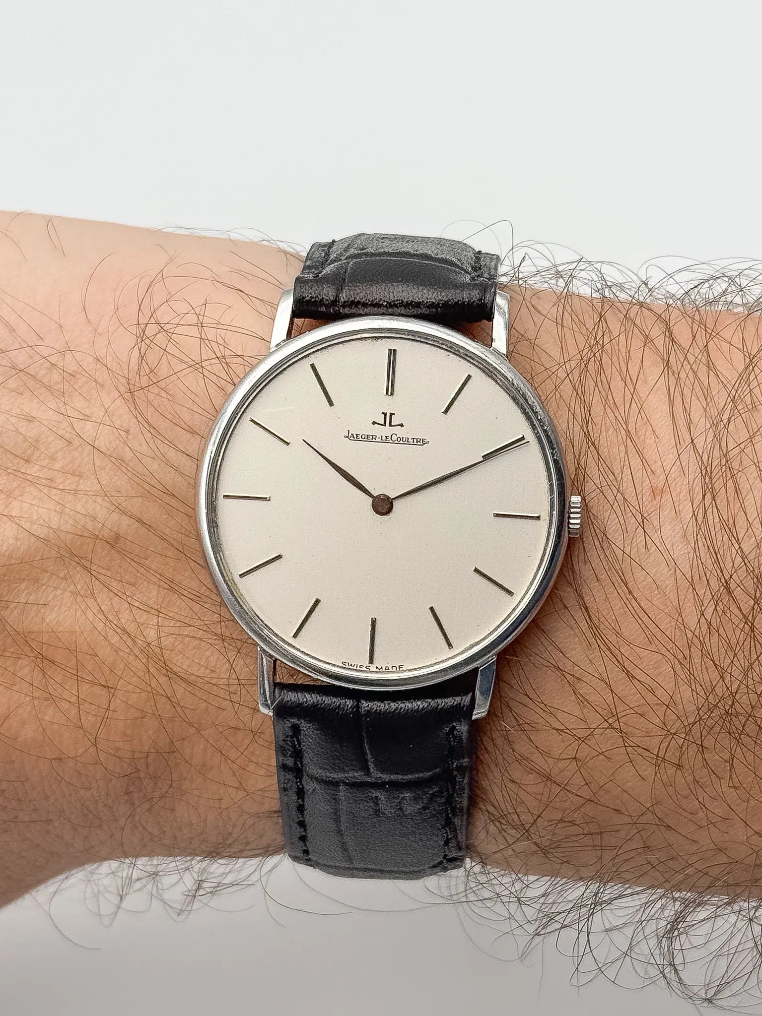 Jaeger-LeCoultre - Dress Watch Acier Extra plate 9226 - 1970s - Atelier Victor - Vintage  Shop