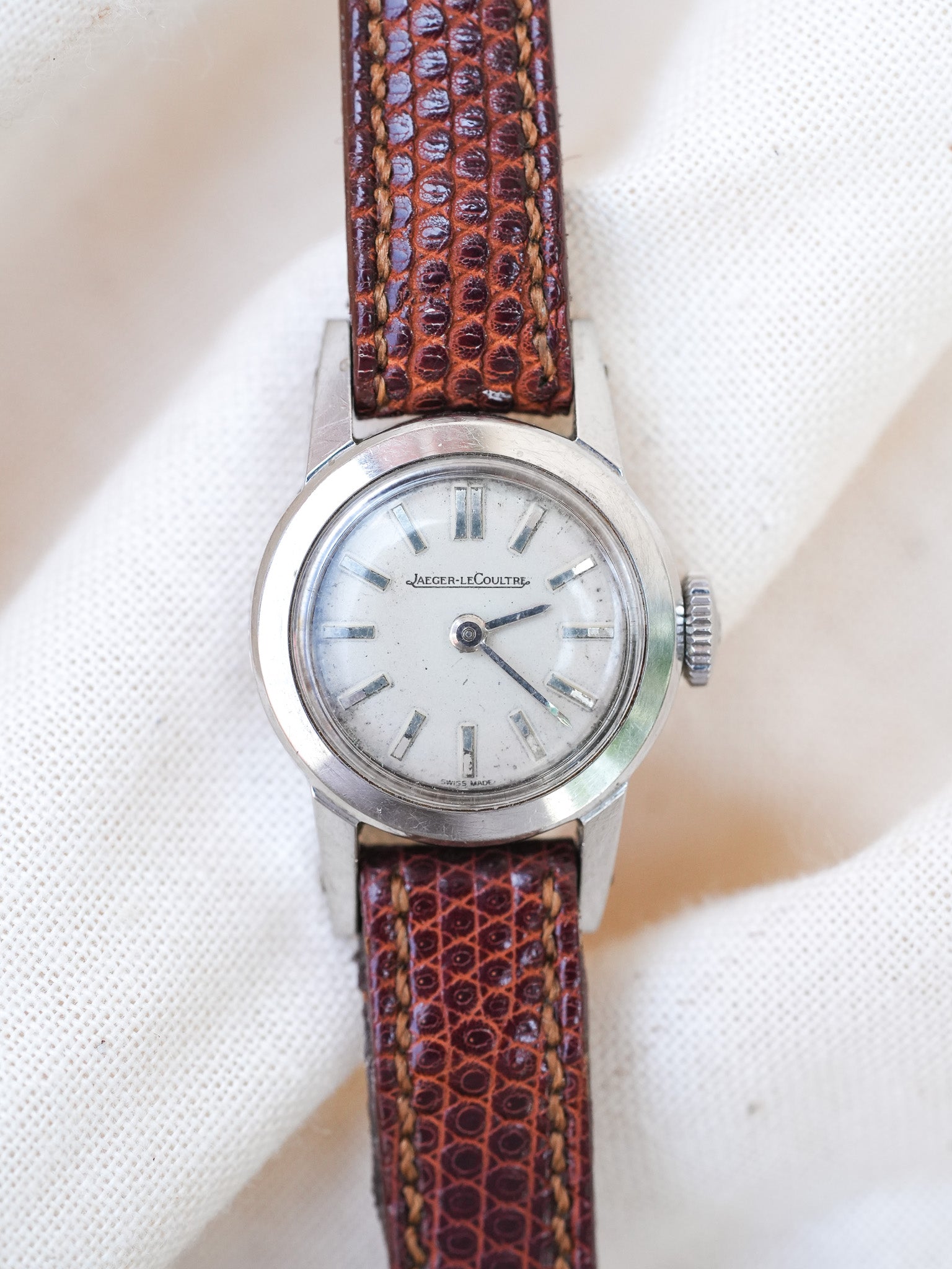 Jaeger-LeCoultre - Mini Dress Watch Acier - 1960s - Atelier Victor - Vintage  Shop