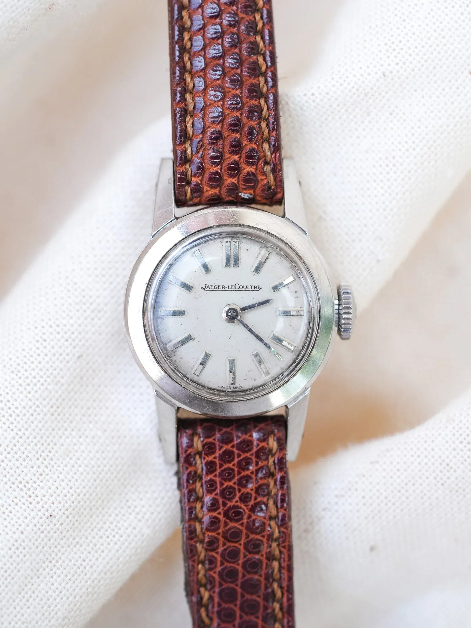 Jaeger-LeCoultre - Mini Dress Watch Acier - 1960s - Atelier Victor - Vintage  Shop