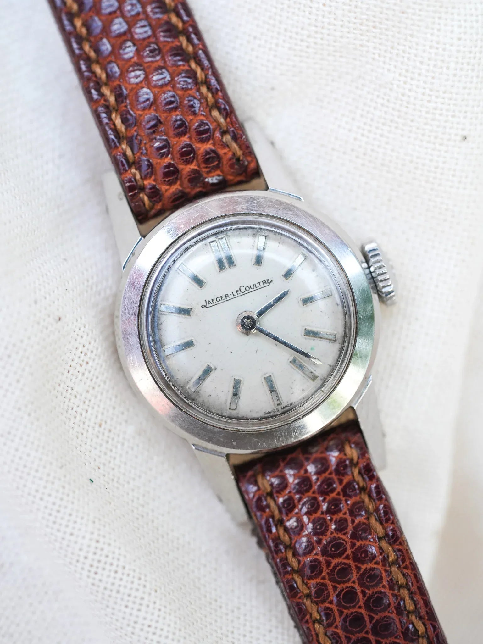 Jaeger-LeCoultre - Mini Dress Watch Acier - 1960s - Atelier Victor - Vintage  Shop