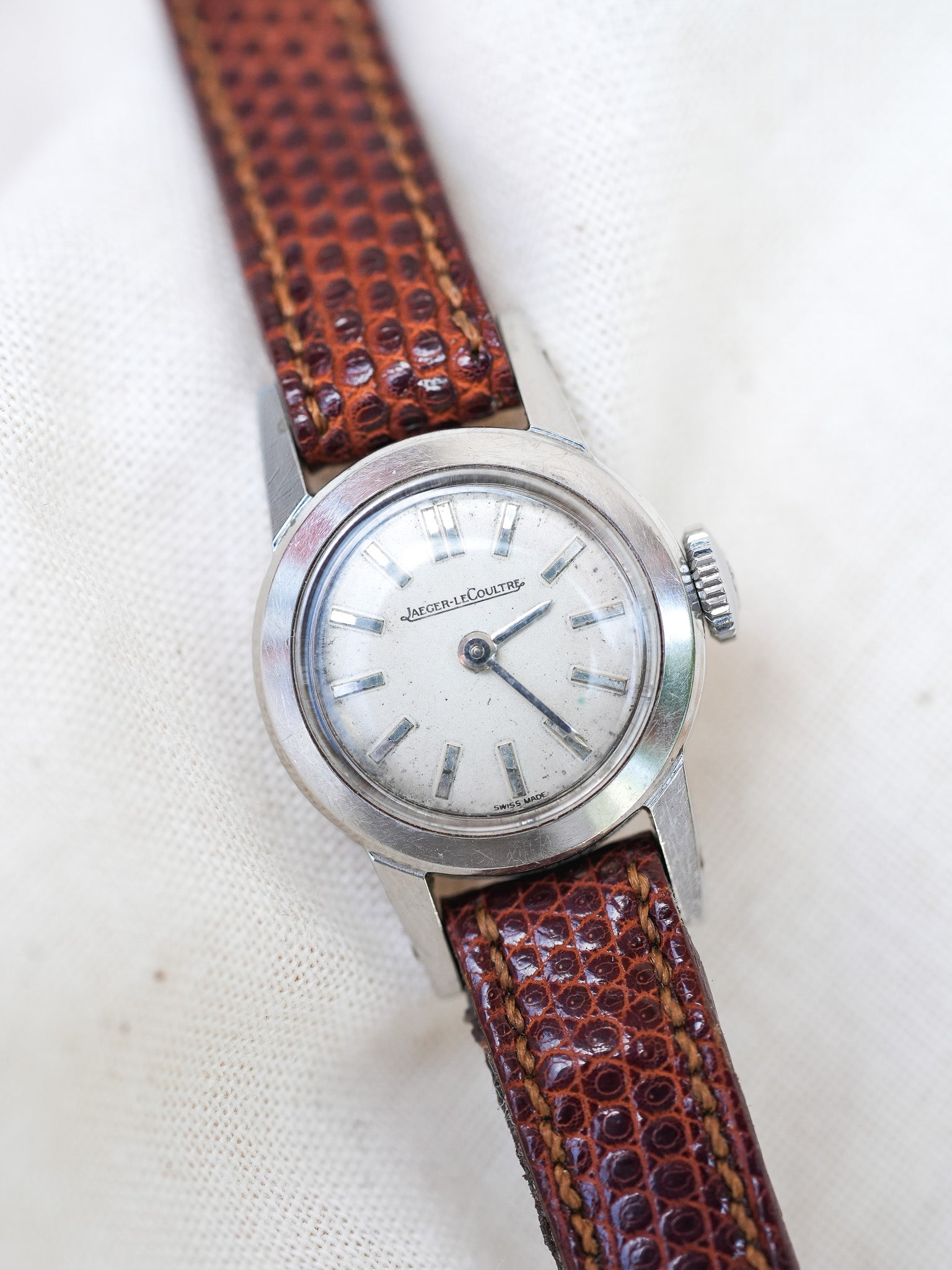 Jaeger-LeCoultre - Mini Dress Watch Acier - 1960s - Atelier Victor - Vintage  Shop