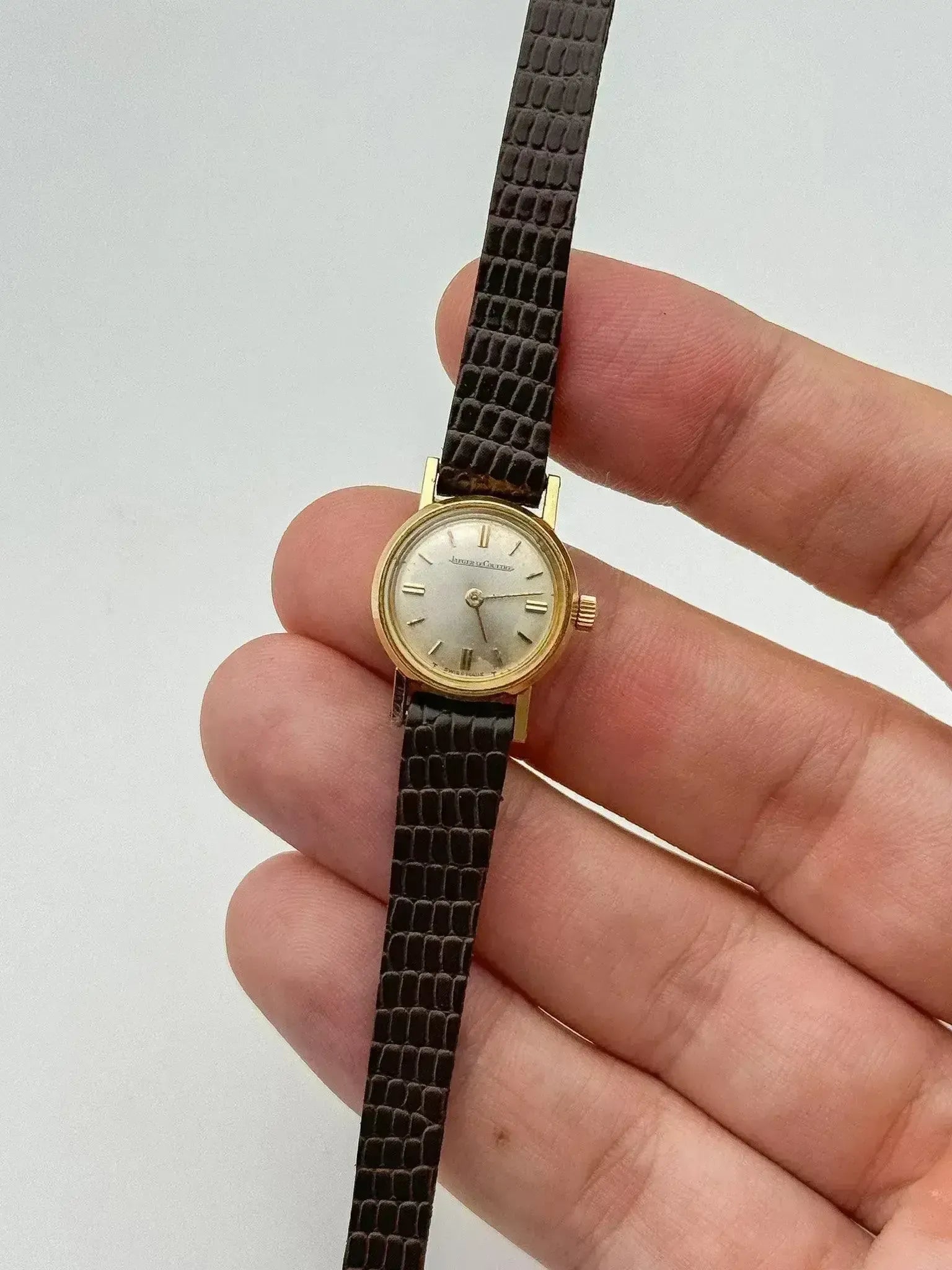 jaeger lecoultre gold dress watch Jaeger-LeCoultre - Mini Dress Watch 18k Rose Gold