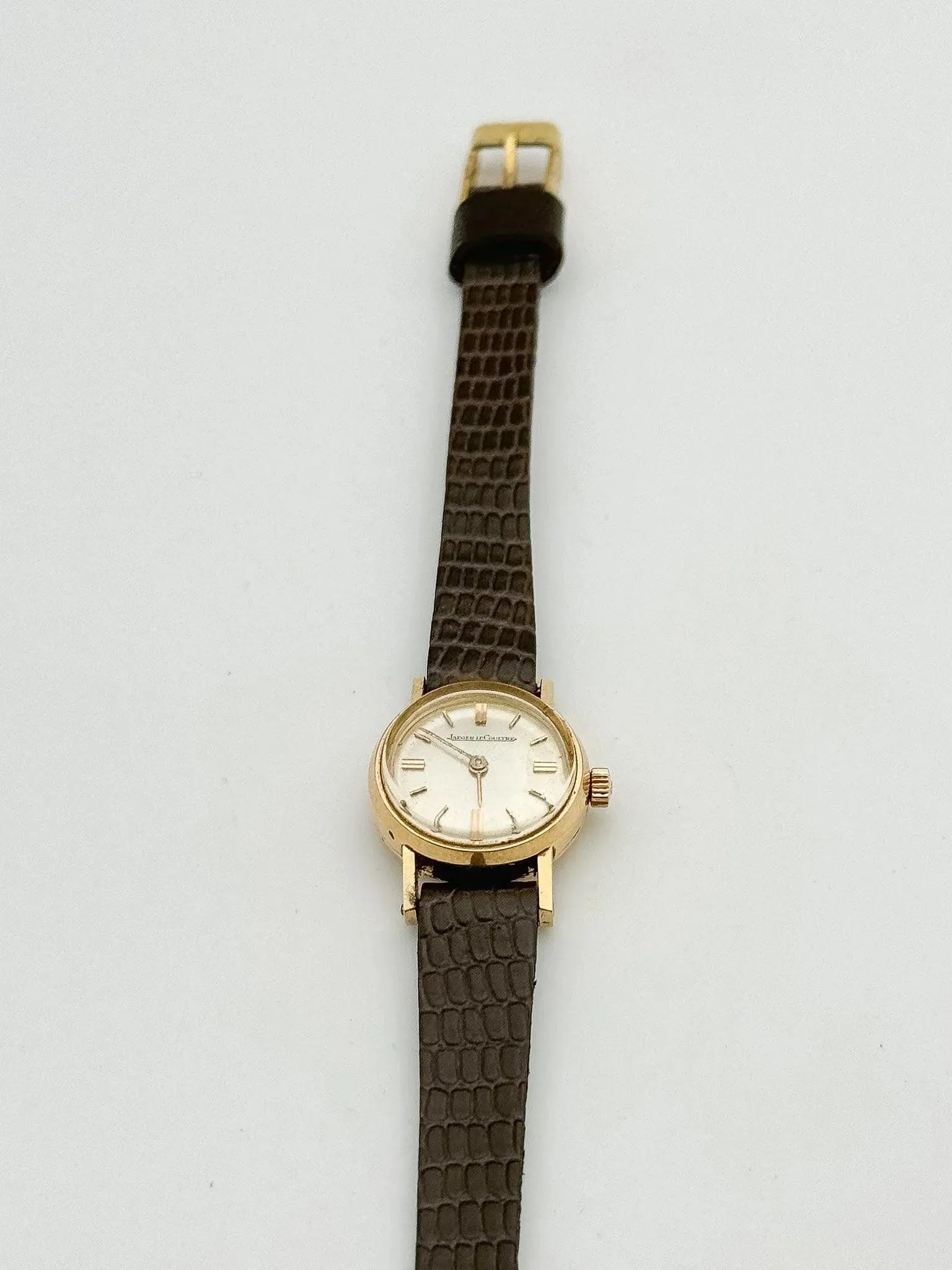 Jaeger-LeCoultre - Mini Dress Watch Rose Gold - 1960s - Atelier Victor Paris - Vintage Watch Shop Dubai