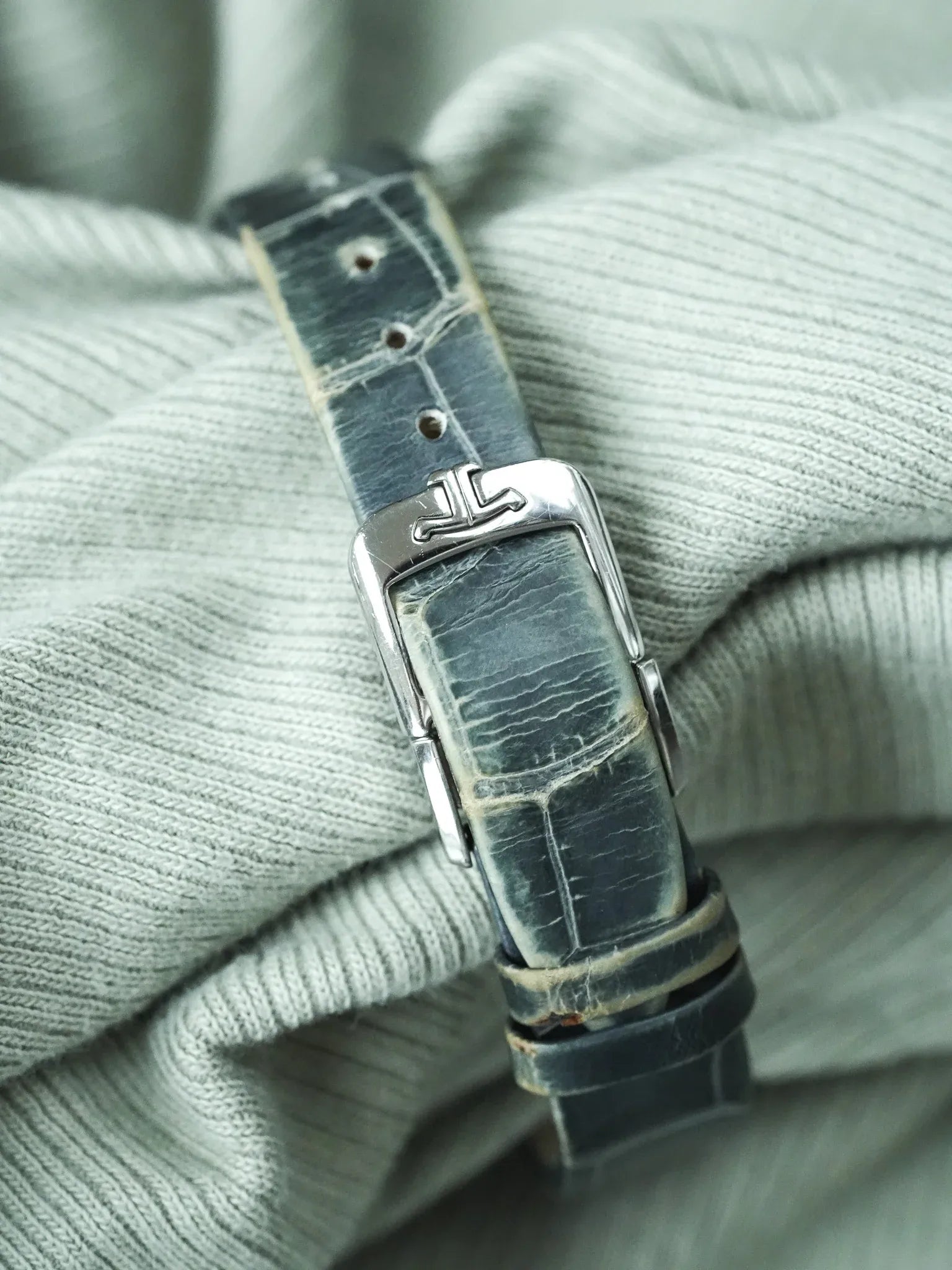 Jaeger-LeCoultre - Reverso 201.8.47 steel diamonds 20x40mm - 2010s 