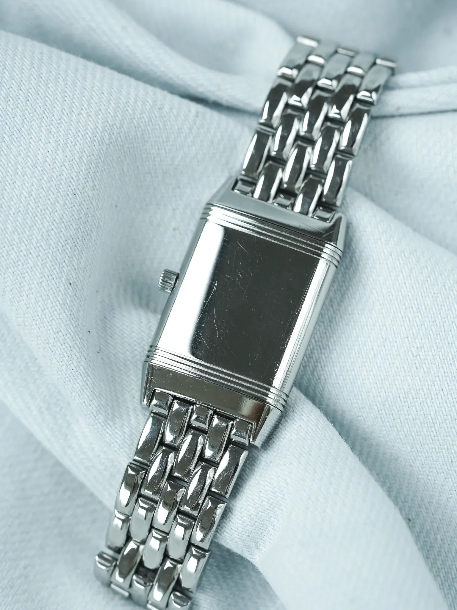 Jaeger-LeCoultre - Reverso 260.8.08 steel 20x33mm ultra-thin quartz - 1990s 