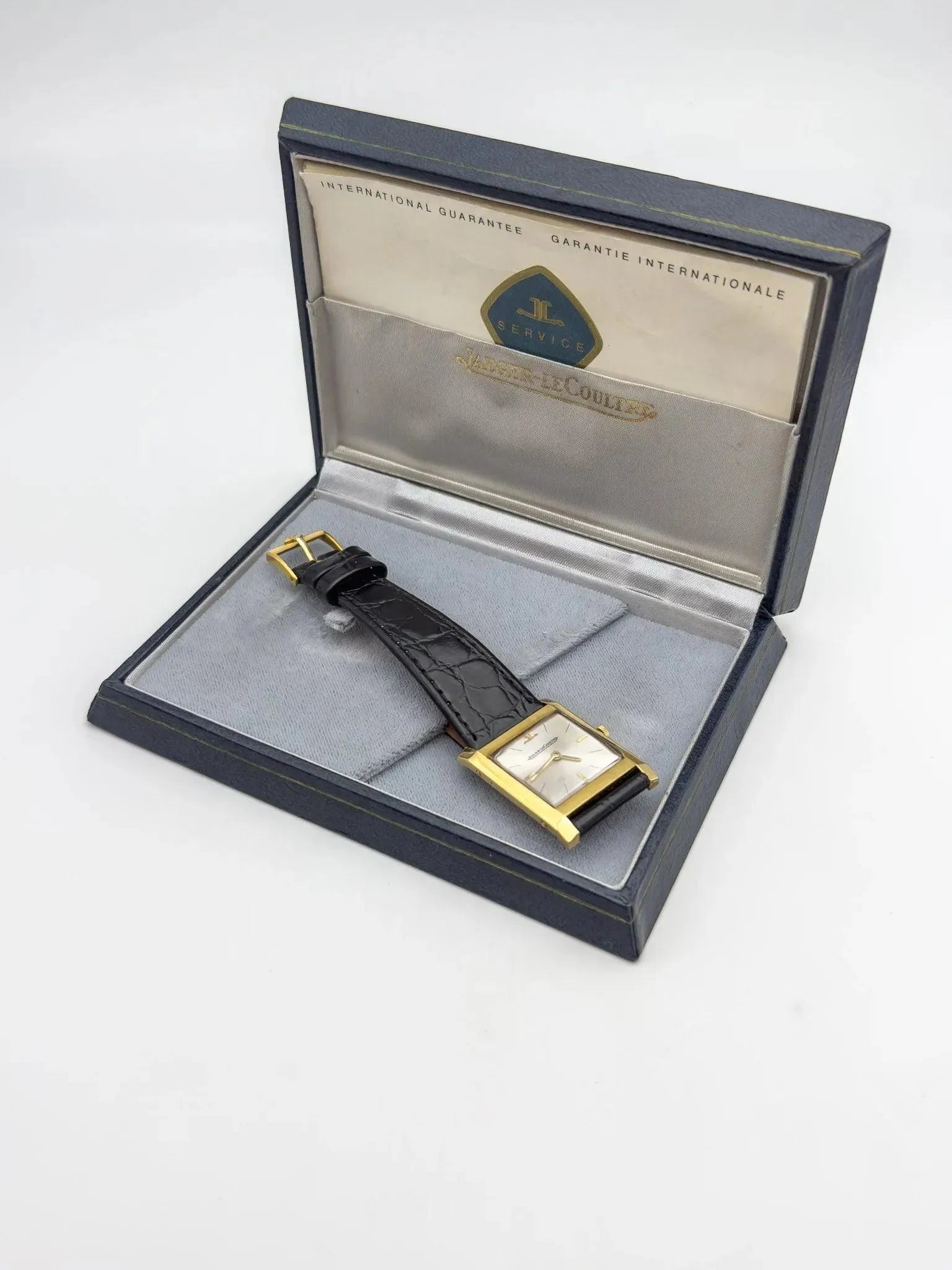 Jaeger-LeCoultre - Tank Or jaune 18k - Full Set - 1968 - Atelier Victor Paris - Vintage Watch Shop Dubai