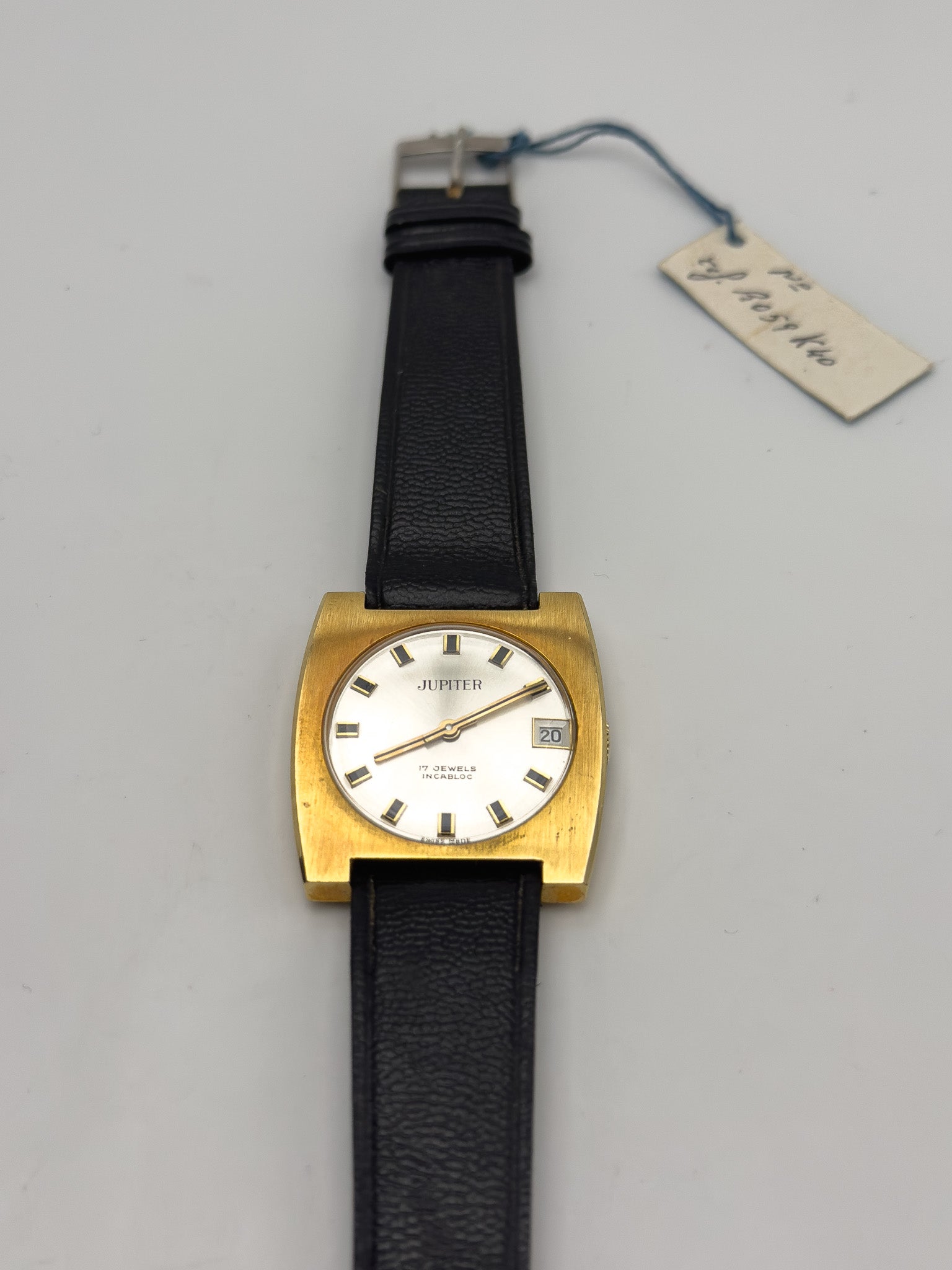 Jupiter - Tonneau Élargie Plaqué or - 1980s - Atelier Victor Paris - Vintage Watch Shop Dubai