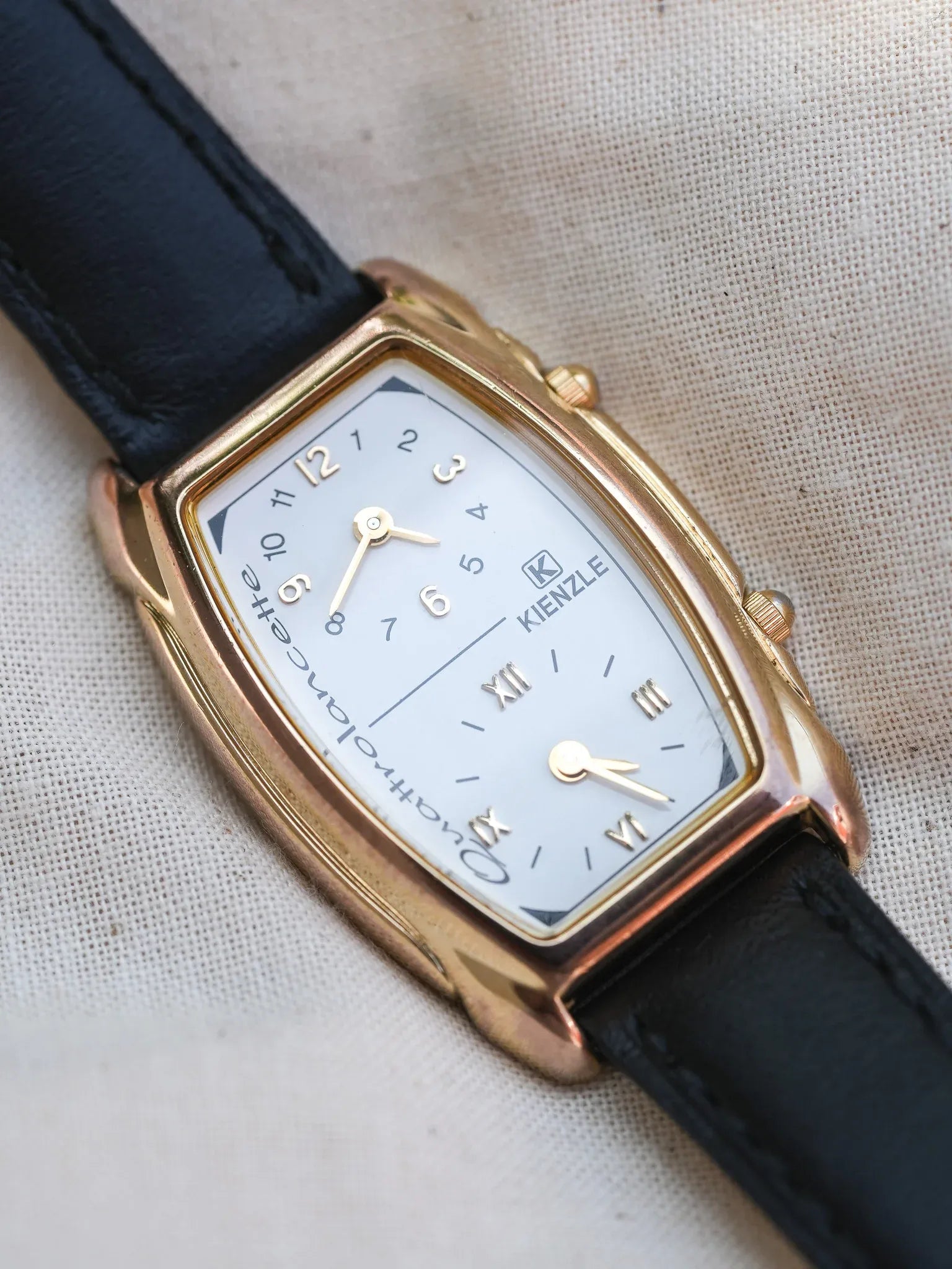 Kienze - Dual time double mouvements verre bombé - 1990s - Atelier Victor