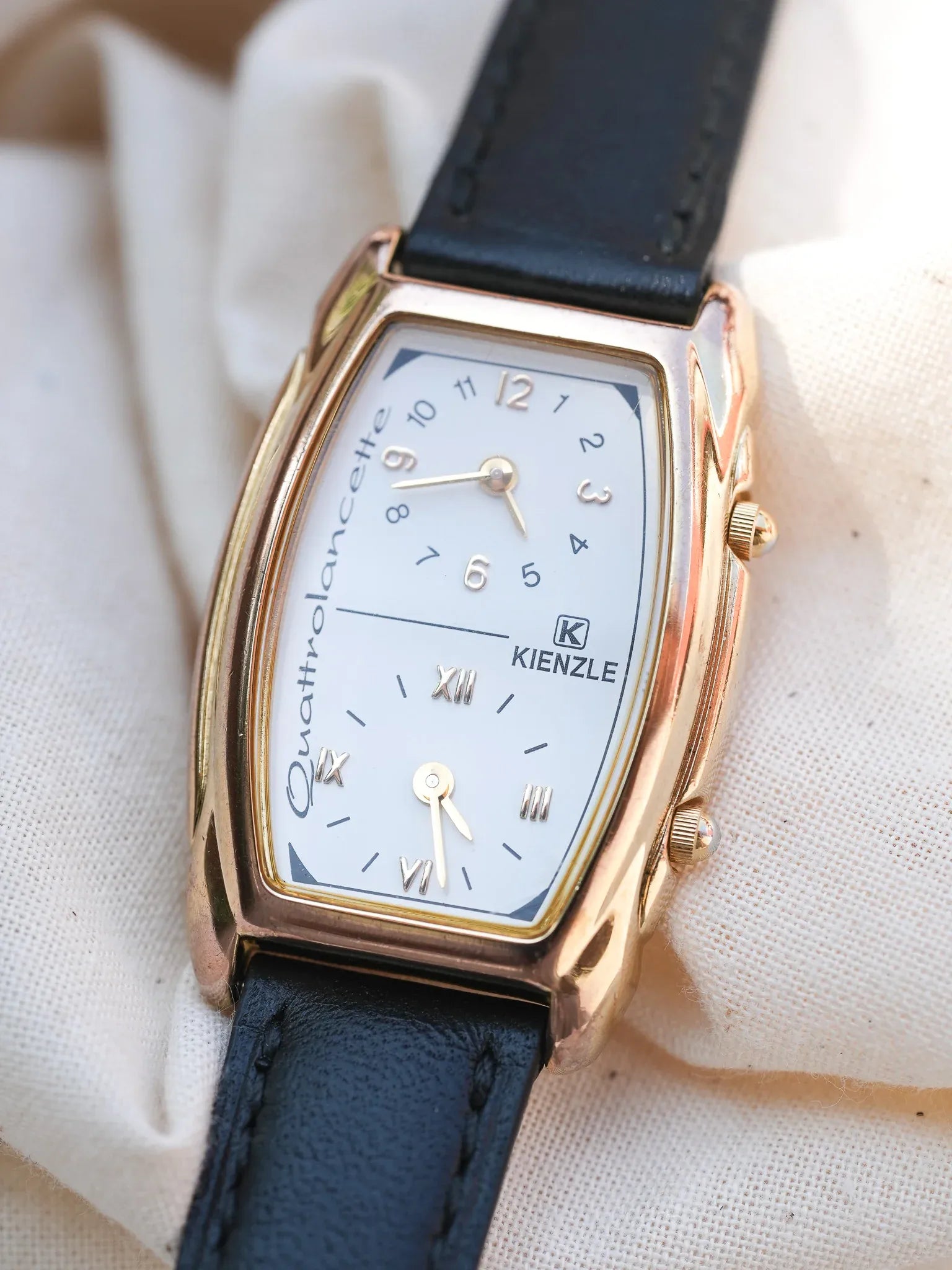 Kienze - Dual time double mouvements verre bombé - 1990s - Atelier Victor