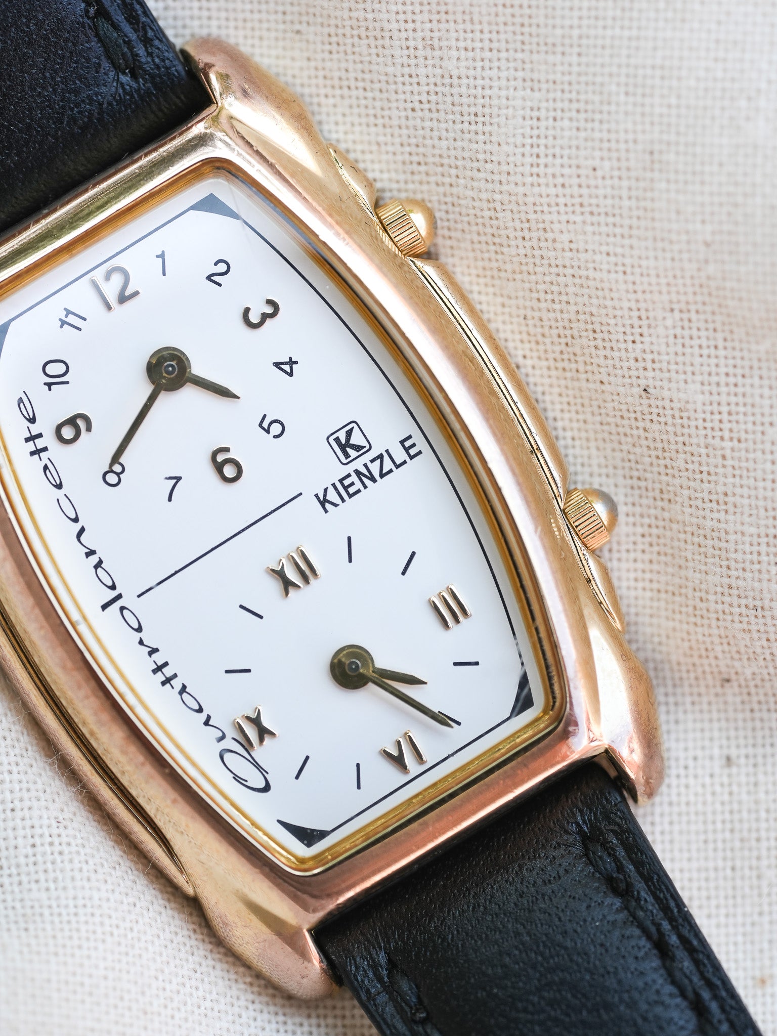 Kienze - Dual time double mouvements verre bombé - 1990s - Atelier Victor Paris - Vintage Watch Shop Dubai