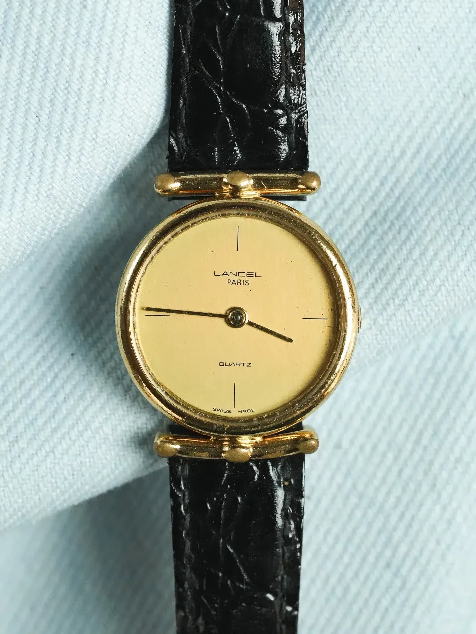Lancel - Or Central Horns Quartz - 1990s display picture 1